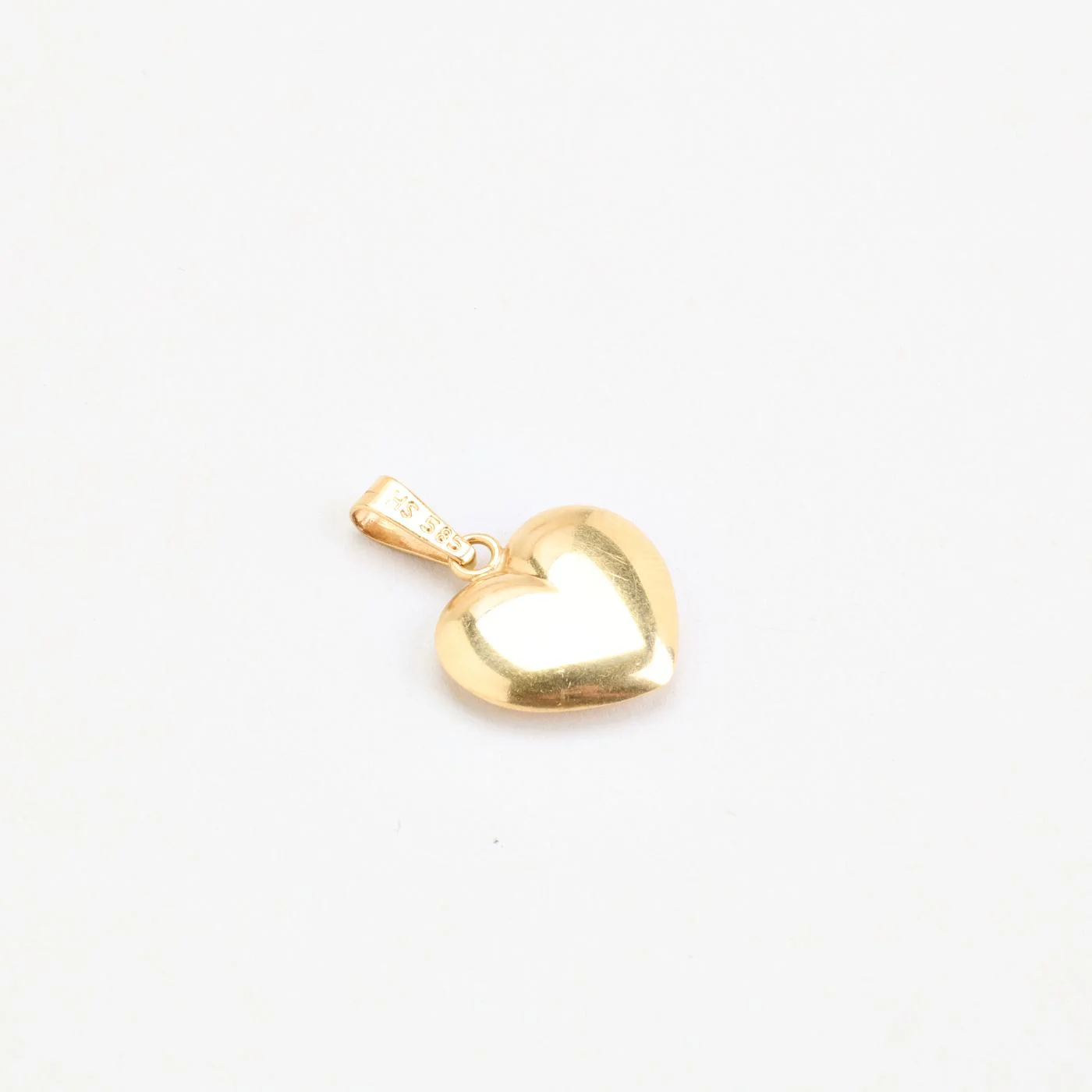 Klassisk Hjärthänge i 14K guld, 2.2 cm, 1.3 g - Image 2