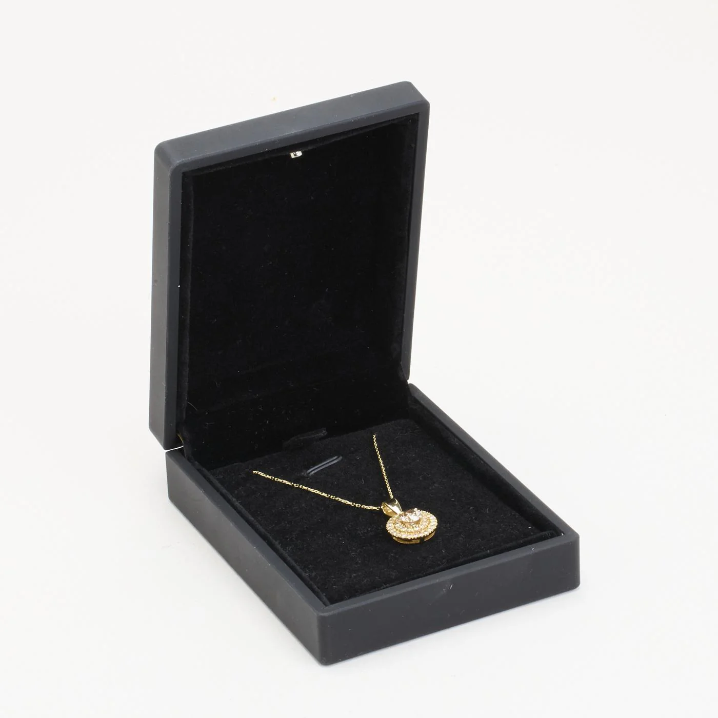 Ankarkedja Halsband med diamant (0.88 ct) i 14K guld, 45 cm, 2.97 g - Image 6