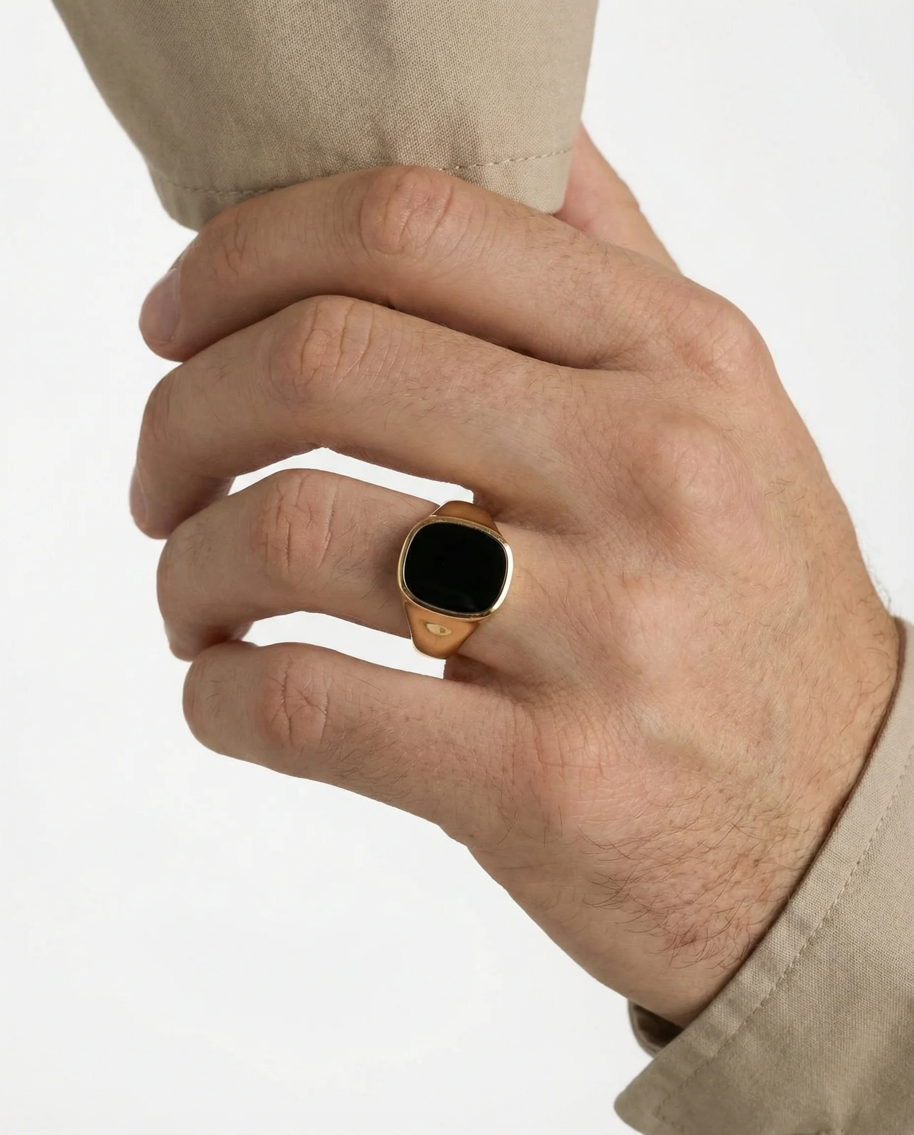 Signetring i 14K guld strl. 17.8 / strl. 56 - Image 2