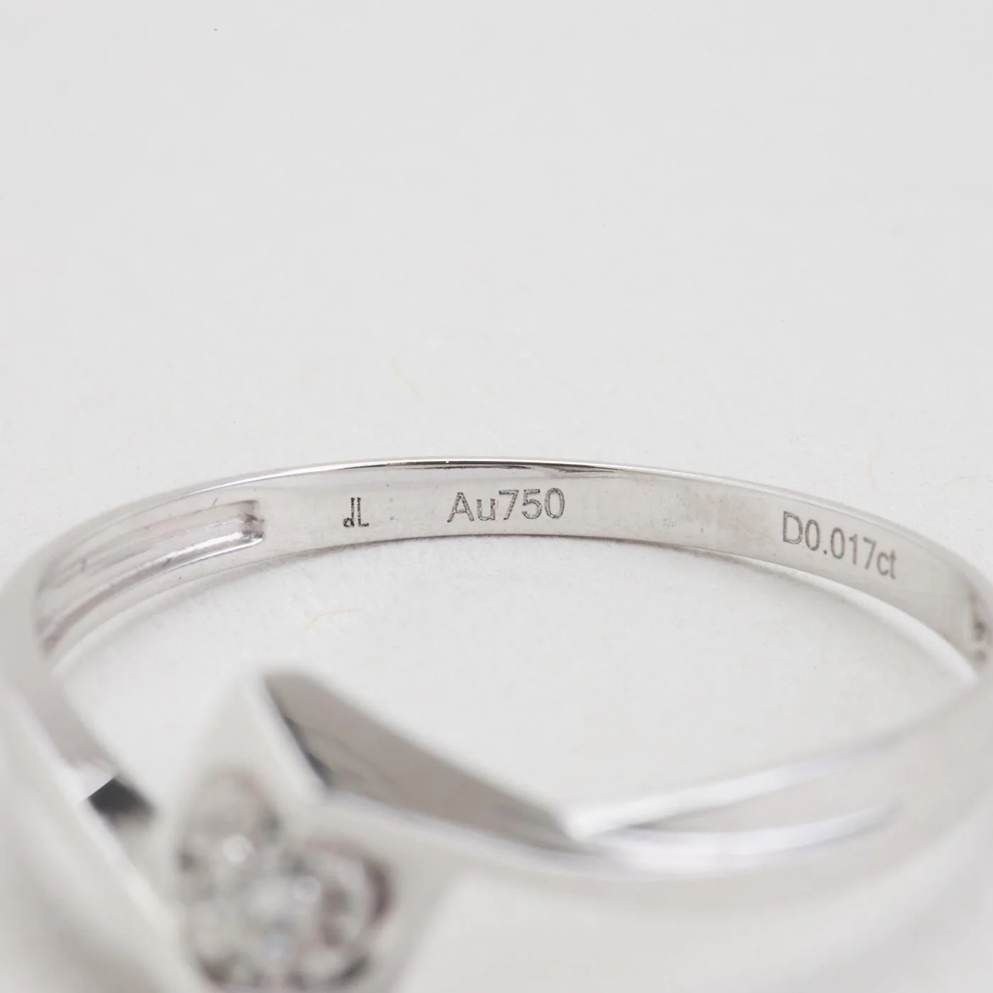 Calisto solitärring med diamant (0.17 ct) i 18K vitt guld strl. 16.9 / strl. 53 - Image 6