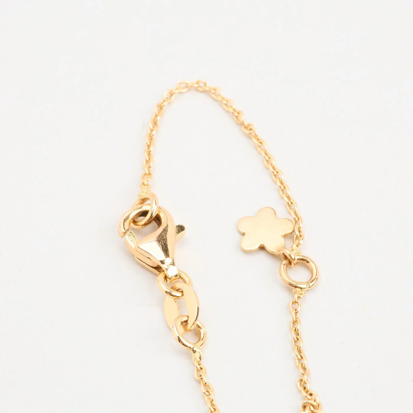 Halsband med diamant (0.38 ct) i 18K guld, 43 cm, 6.91 g - Image 3