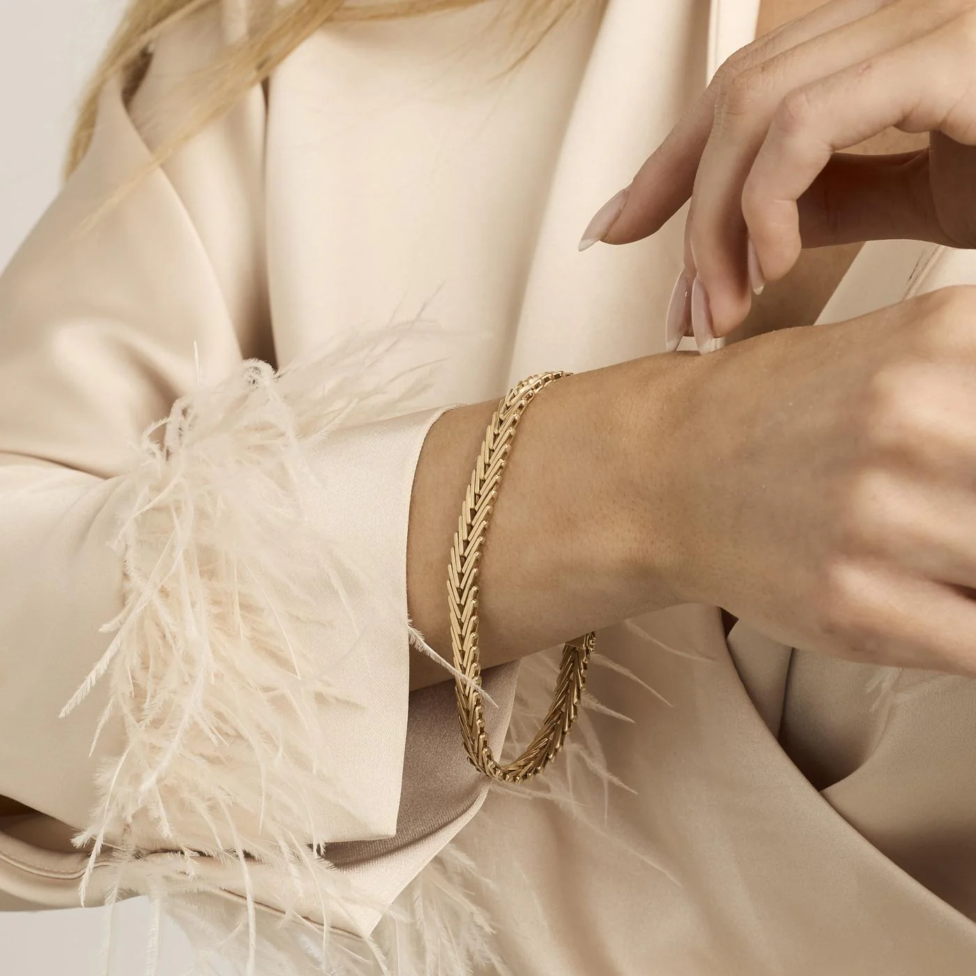 Geneve Armband i 14K guld, 19.2 cm, 15.23 g