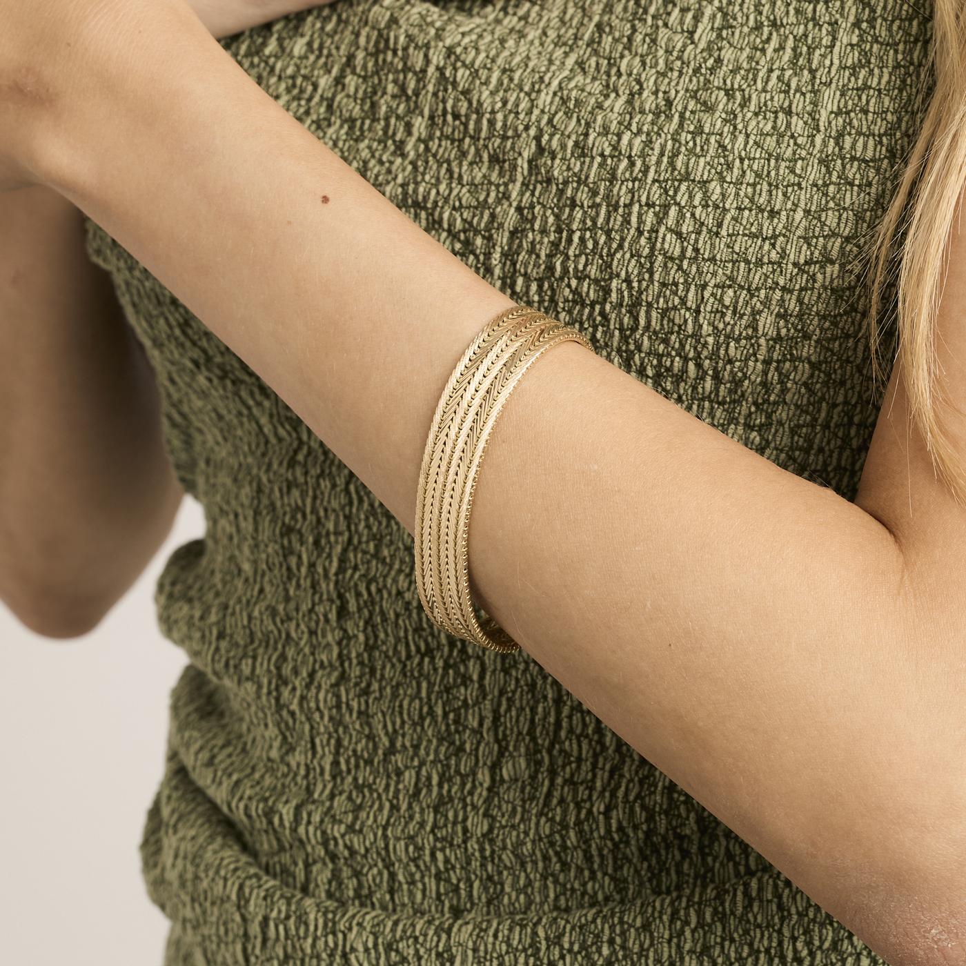 Geneve Armband i 14K guld, 19 cm, 44.58 g