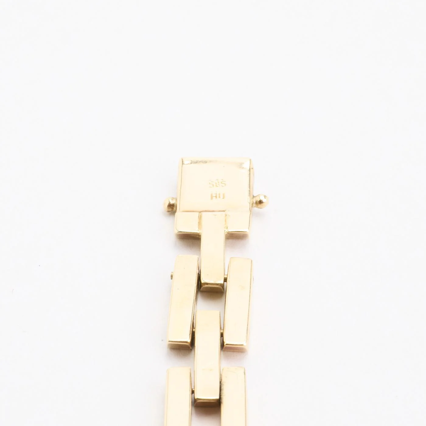 Block Armband i 14K guld, 18 cm, 20.4 g - Image 4