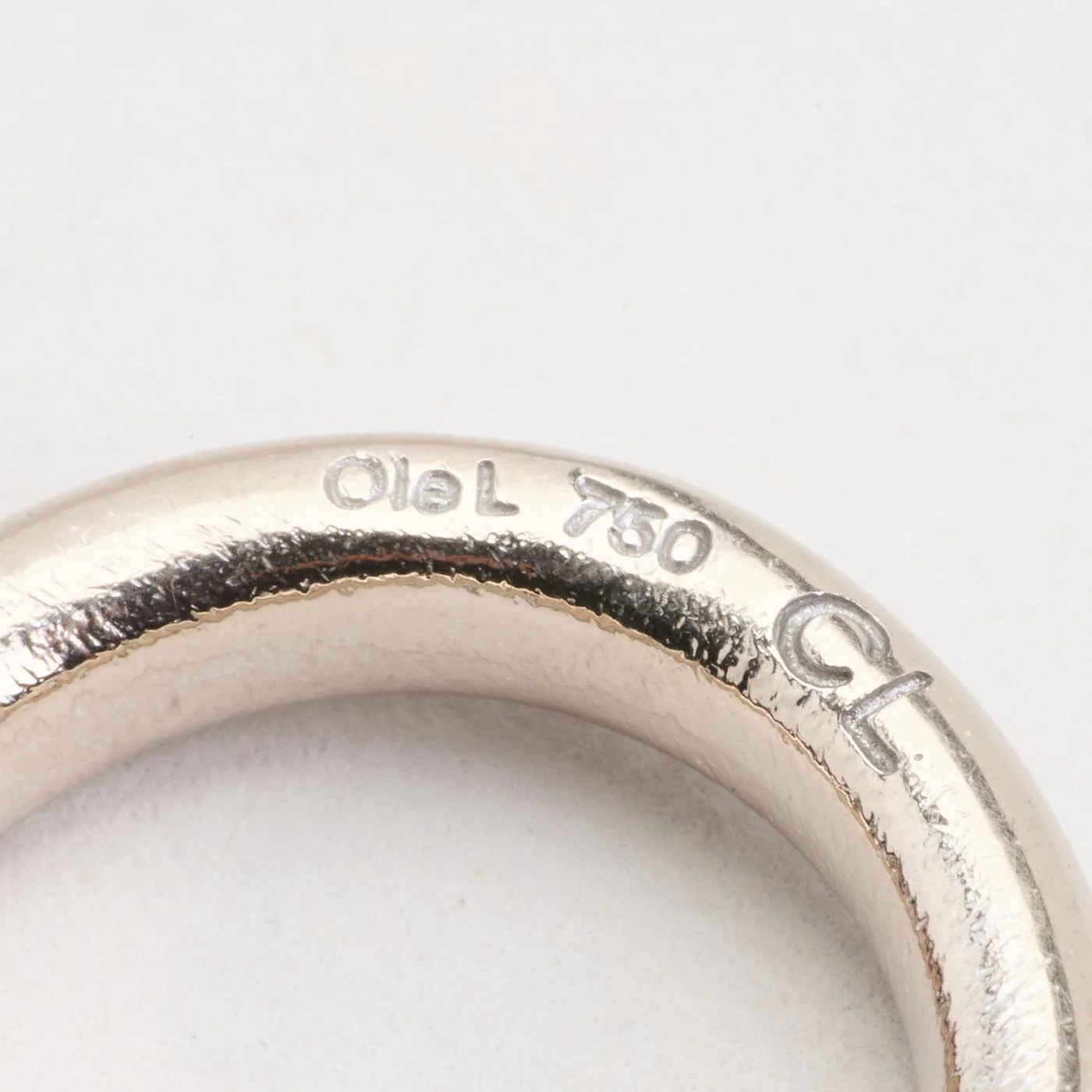 Ole Lynggaard Love 4 band med diamant (0.05 ct) i 18K vitt guld strl. 16.6 / strl. 52 - Image 7
