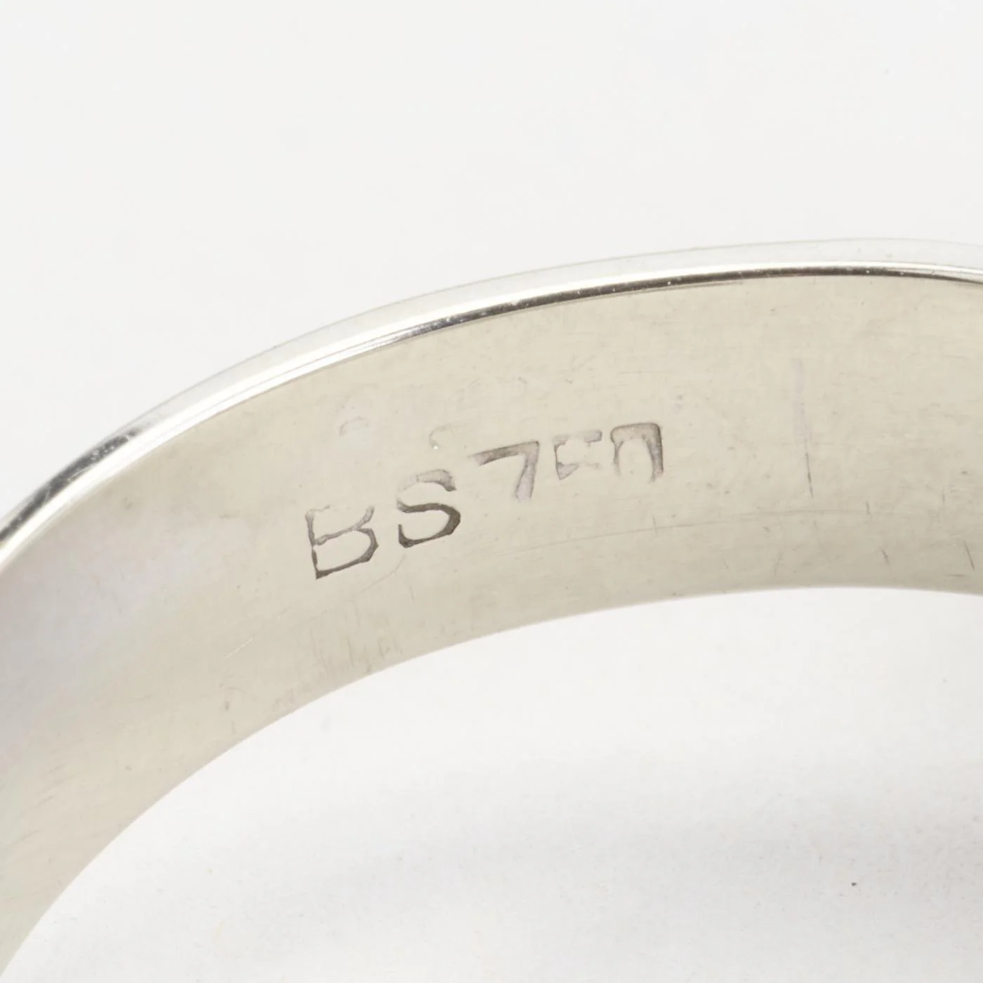 Pärlring med diamant (0.16 ct) i 18K vitt guld med en pärla strl. 18.5 / strl. 58 - Image 6