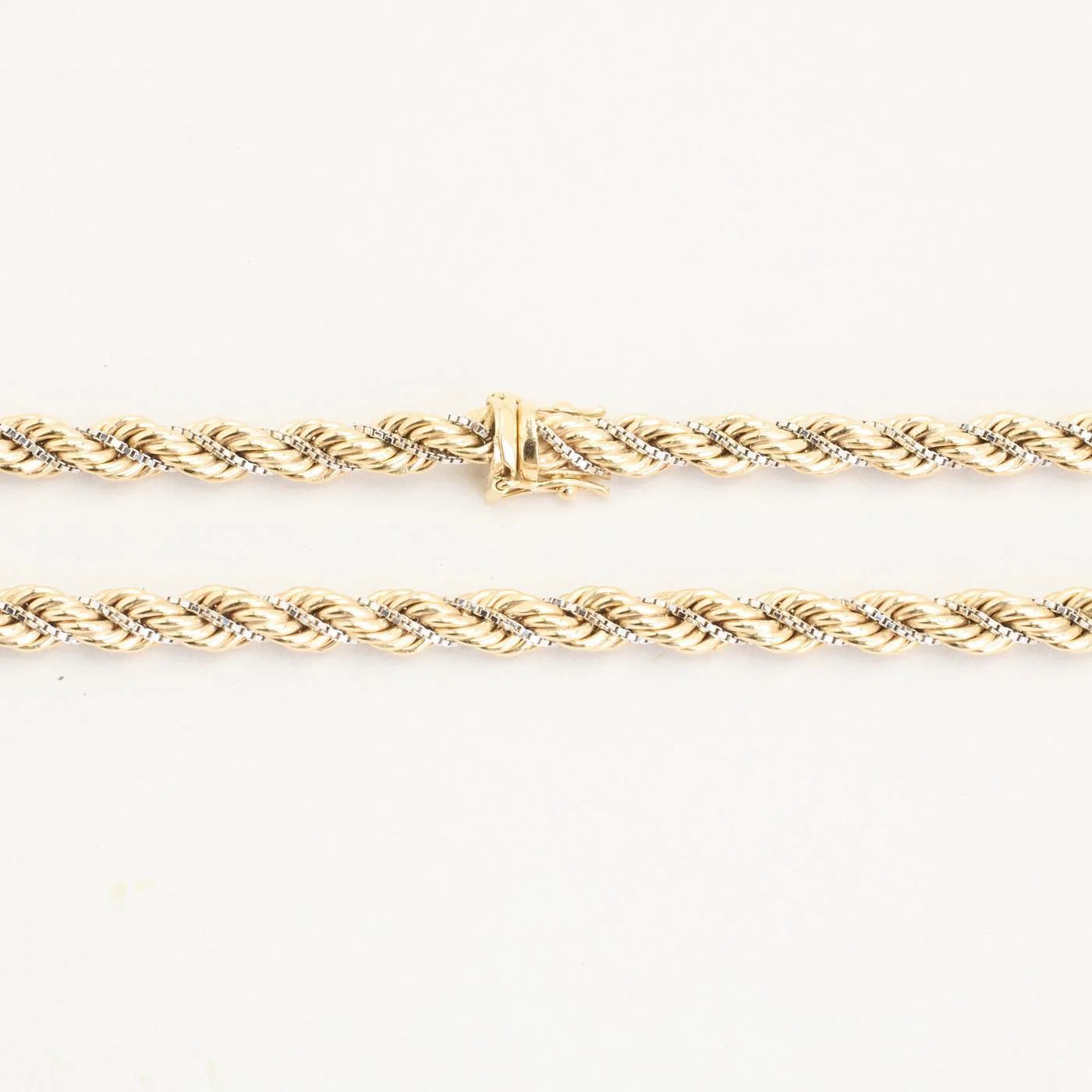 Cordell Halsband i 14K guld och vitt guld, 45 cm, 21.02 g - Image 4