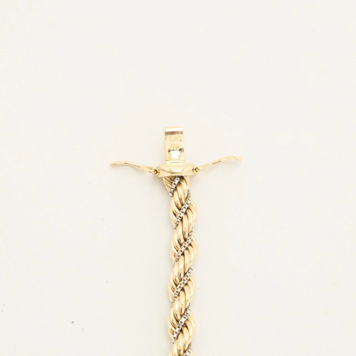 Cordell Halsband i 14K guld och vitt guld, 45 cm, 21.02 g - Image 5