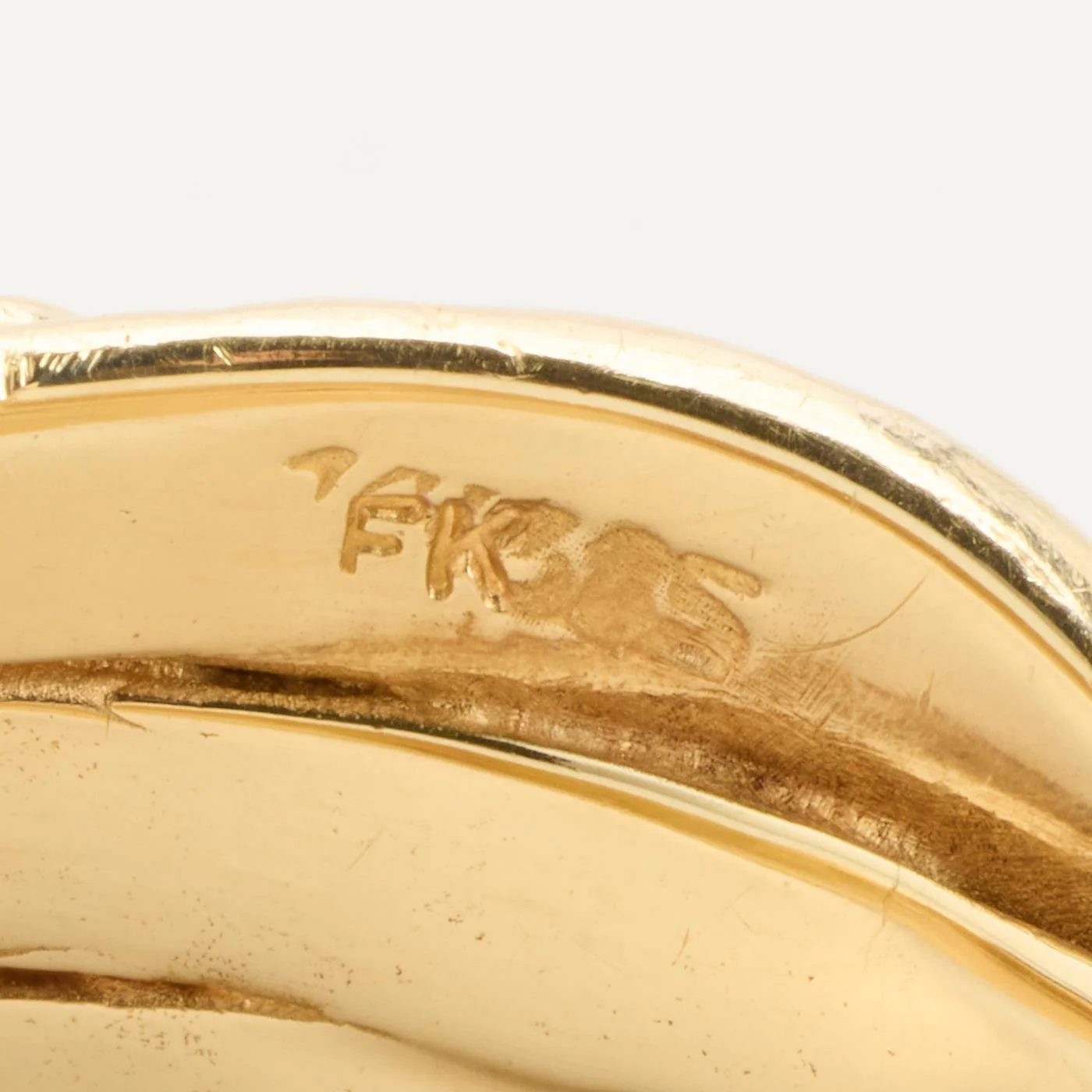 Ormring i 14K guld med en rubin strl. 19.7 / strl. 62 - Image 5
