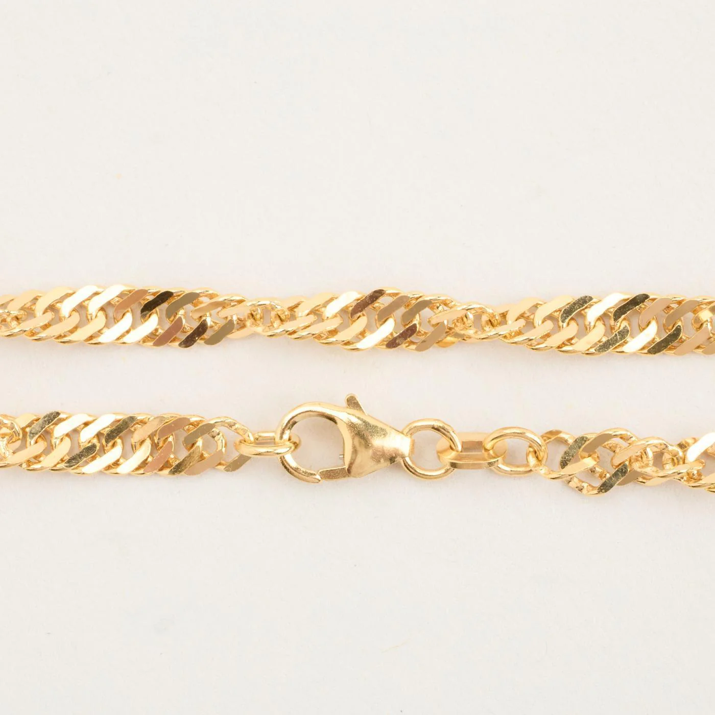 BNH Singaporekedja Halsband i 14K guld, 45 cm, 8.91 g - Image 5