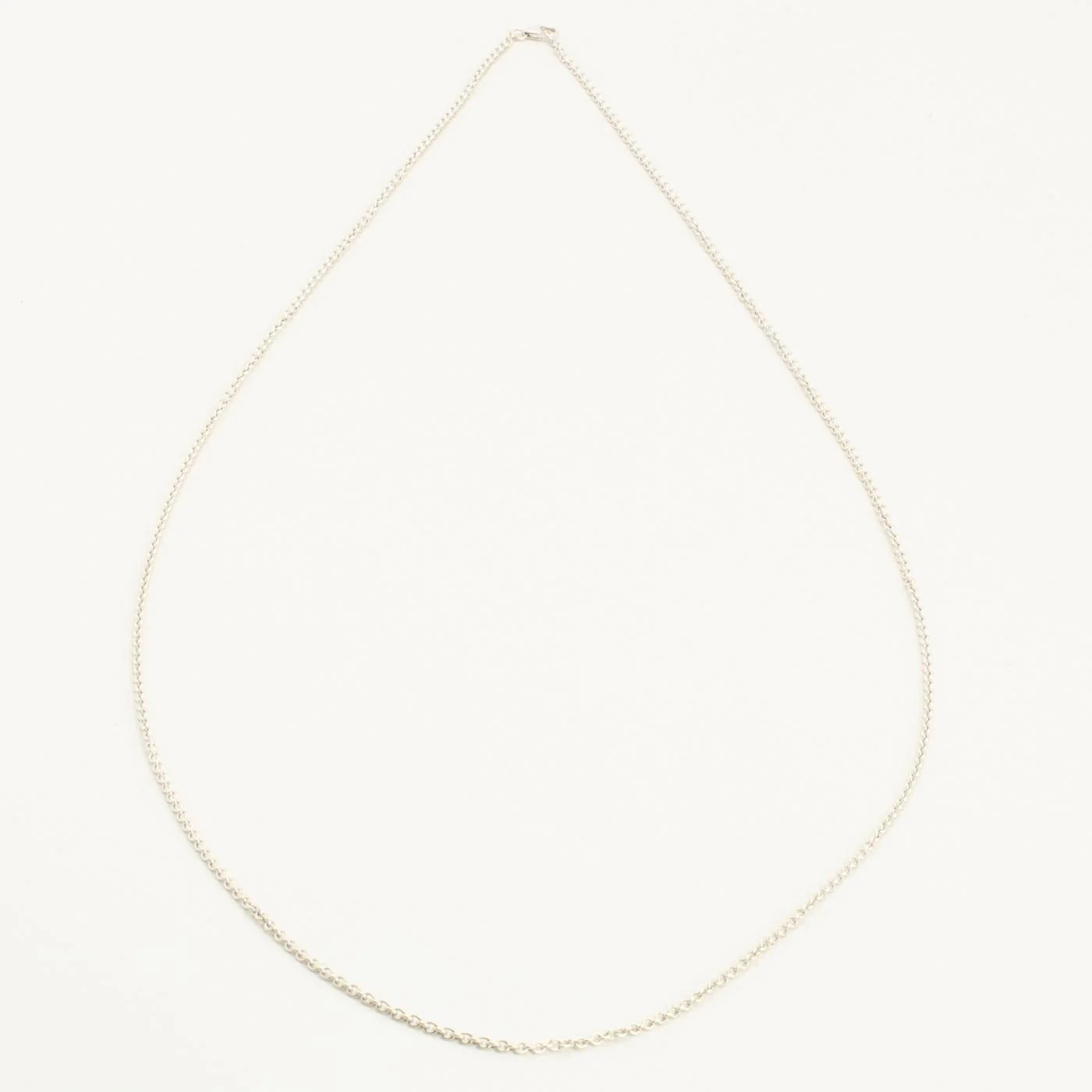 Ärtkedja Halsband i 14K vitt guld, 100 cm, 22.2 g - Image 4