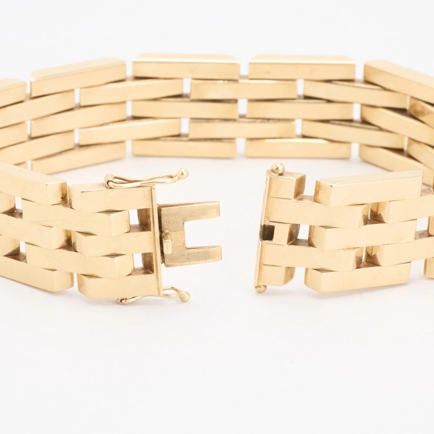 Block Armband i 14K guld, 18.2 cm, 33.7 g - Image 4
