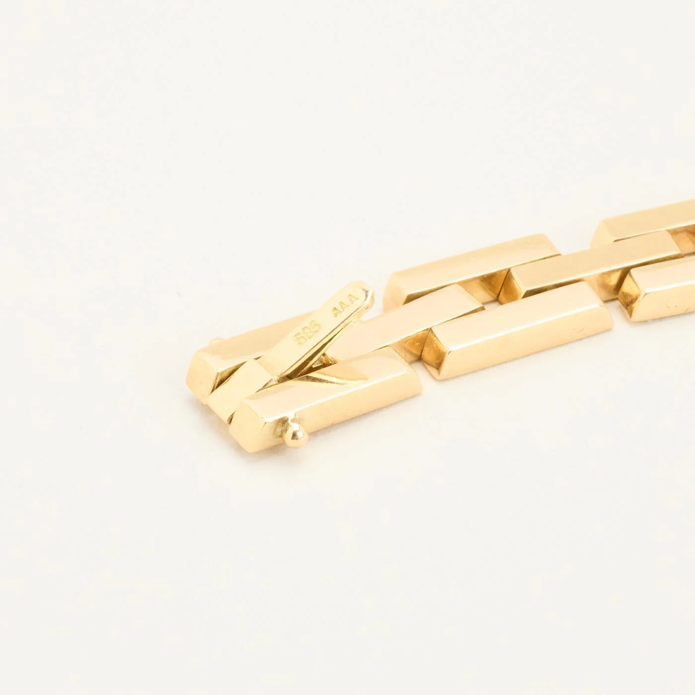 Block Halsband i 14K guld, 40.5 cm, 43.65 g - Image 5