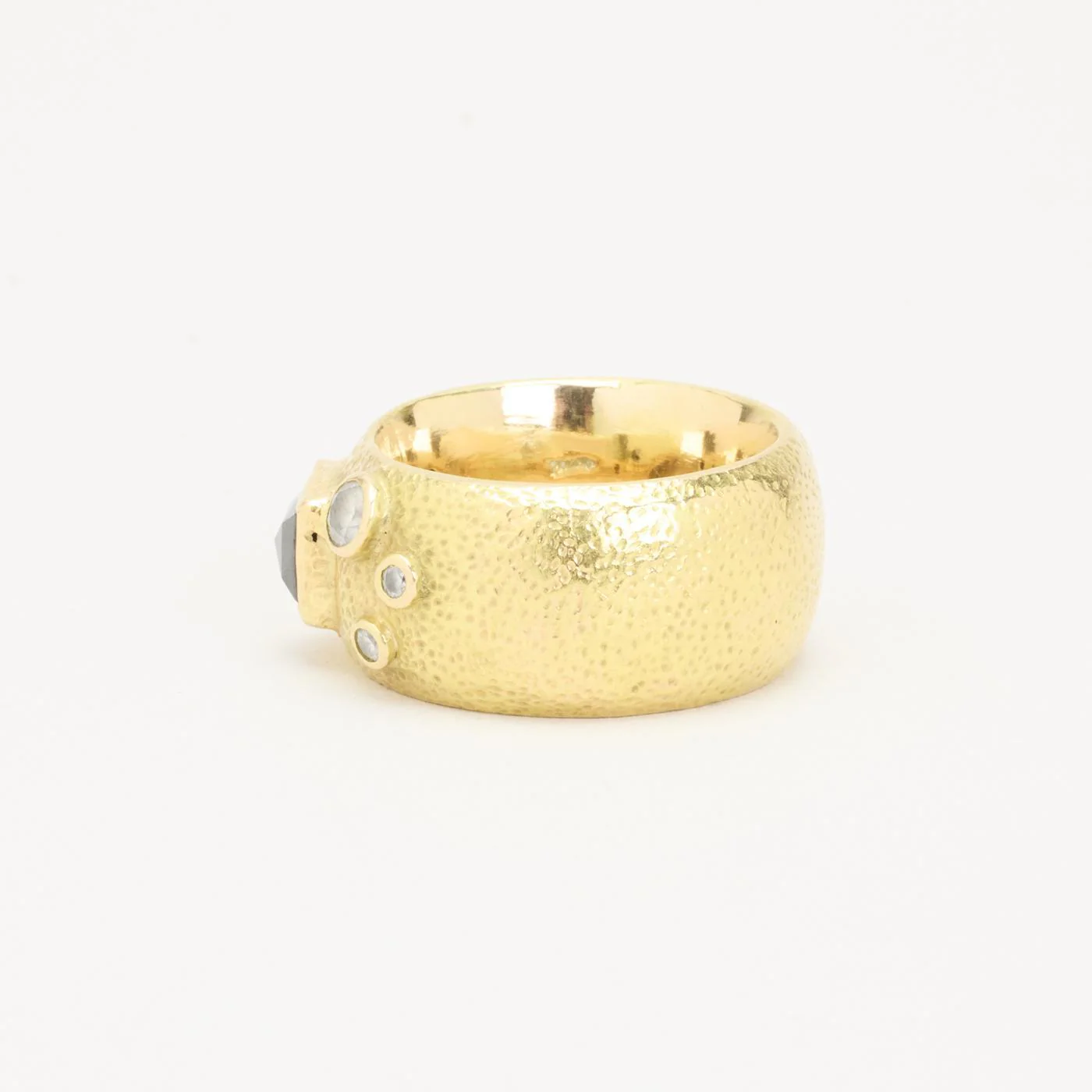 Band med diamant (1.47 ct) i 14K guld strl. 21.3 / strl. 67 - Image 5