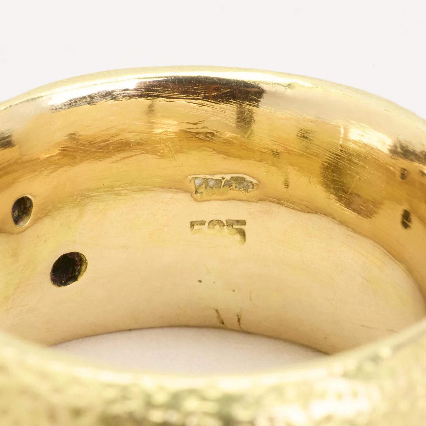 Band med diamant (1.47 ct) i 14K guld strl. 21.3 / strl. 67 - Image 6