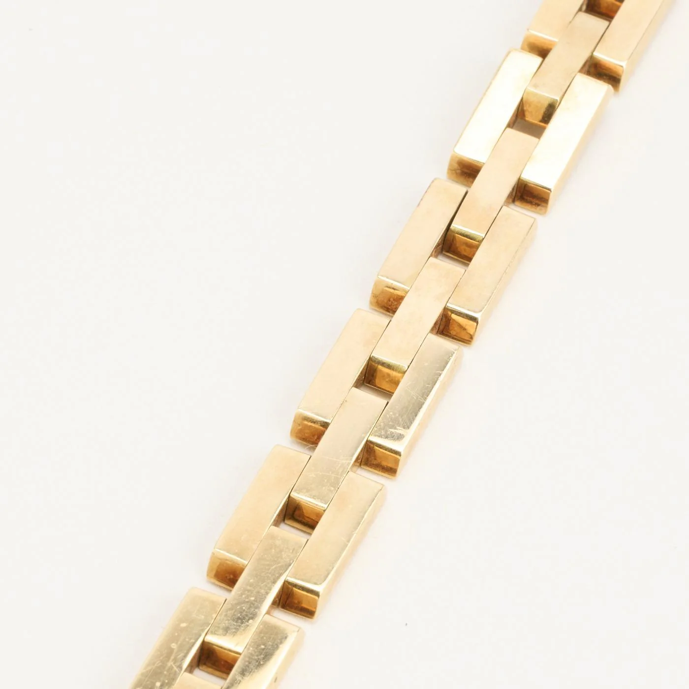 Block Armband i 14K guld, 18.5 cm, 20.8 g - Image 4