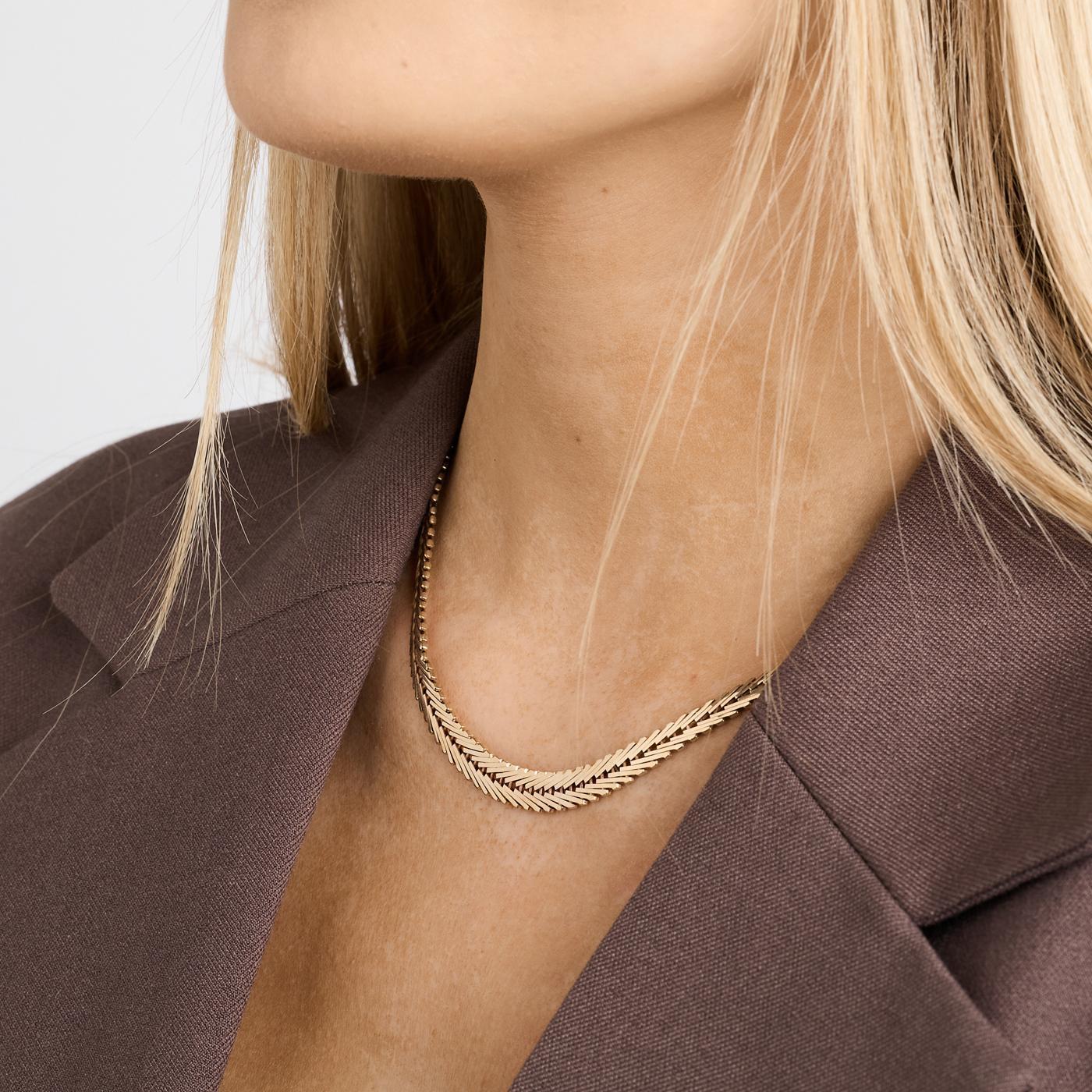 Geneve Halsband i 14K guld, 42 cm, 21.47 g - Image 2