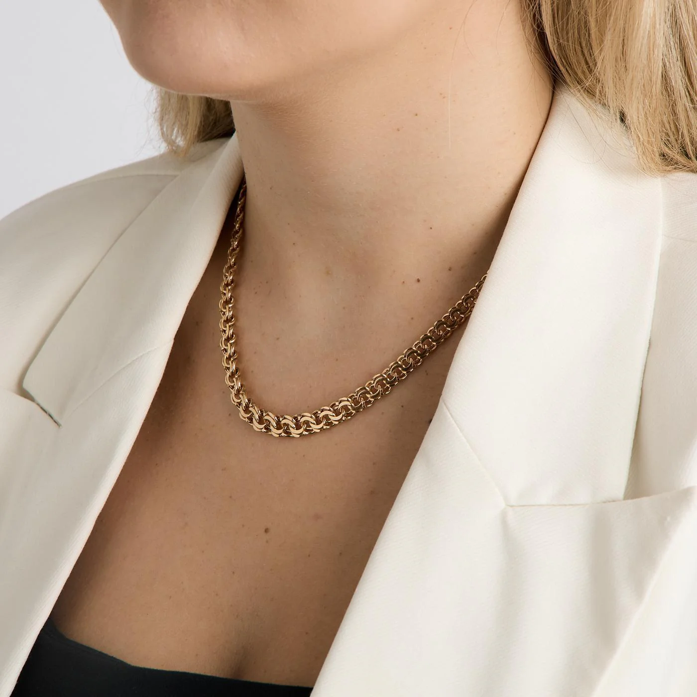 Bismarck Halsband i 14K guld, 43.5 cm, 24 g - Image 2