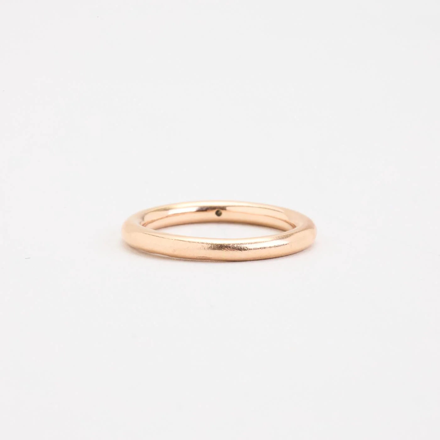 Alliansring med diamant (0.02 ct) i 14K roséguld strl. 16.2 / strl. 51 - Image 4