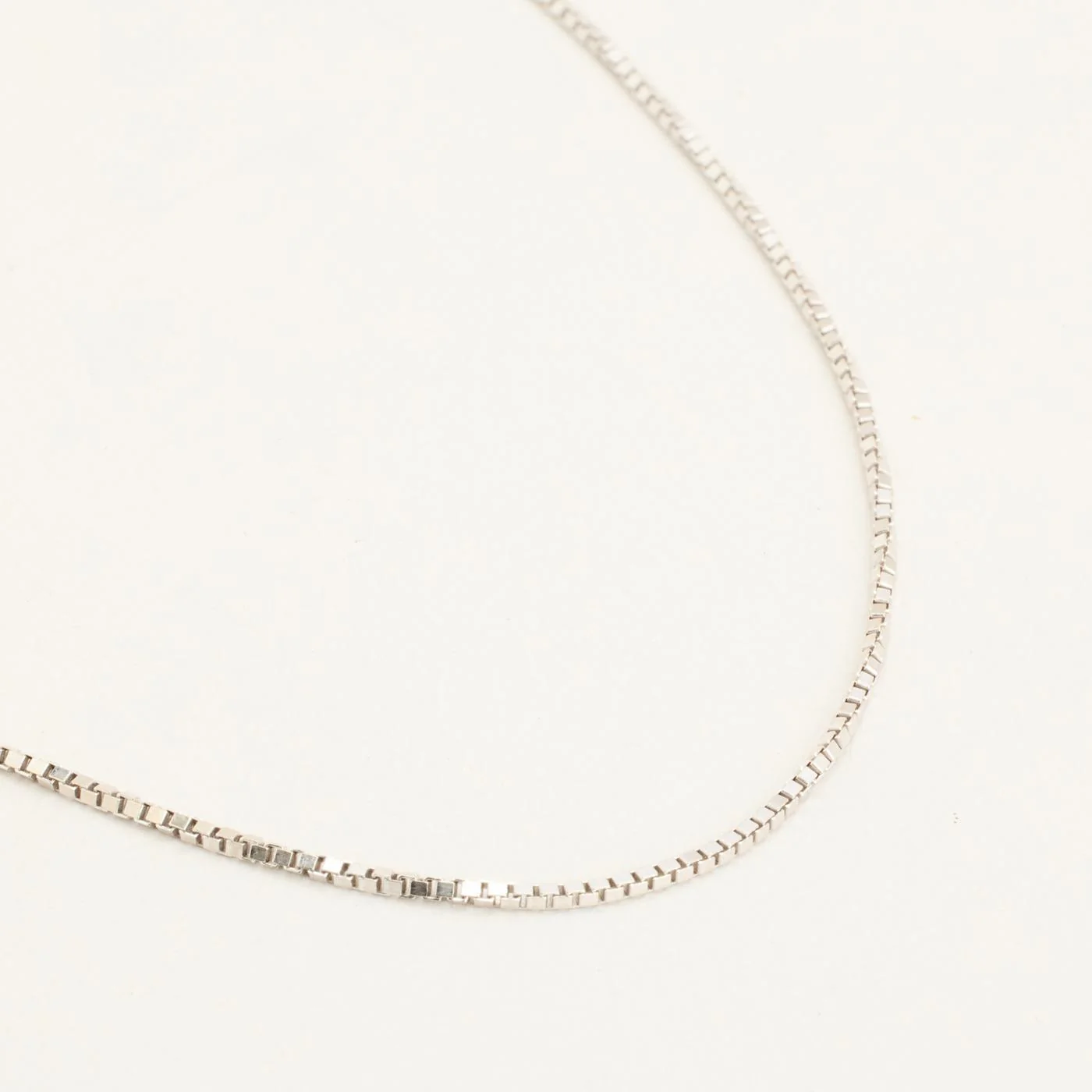 Venezia Halsband i 14K vitt guld, 42 cm, 3.6 g - Image 3