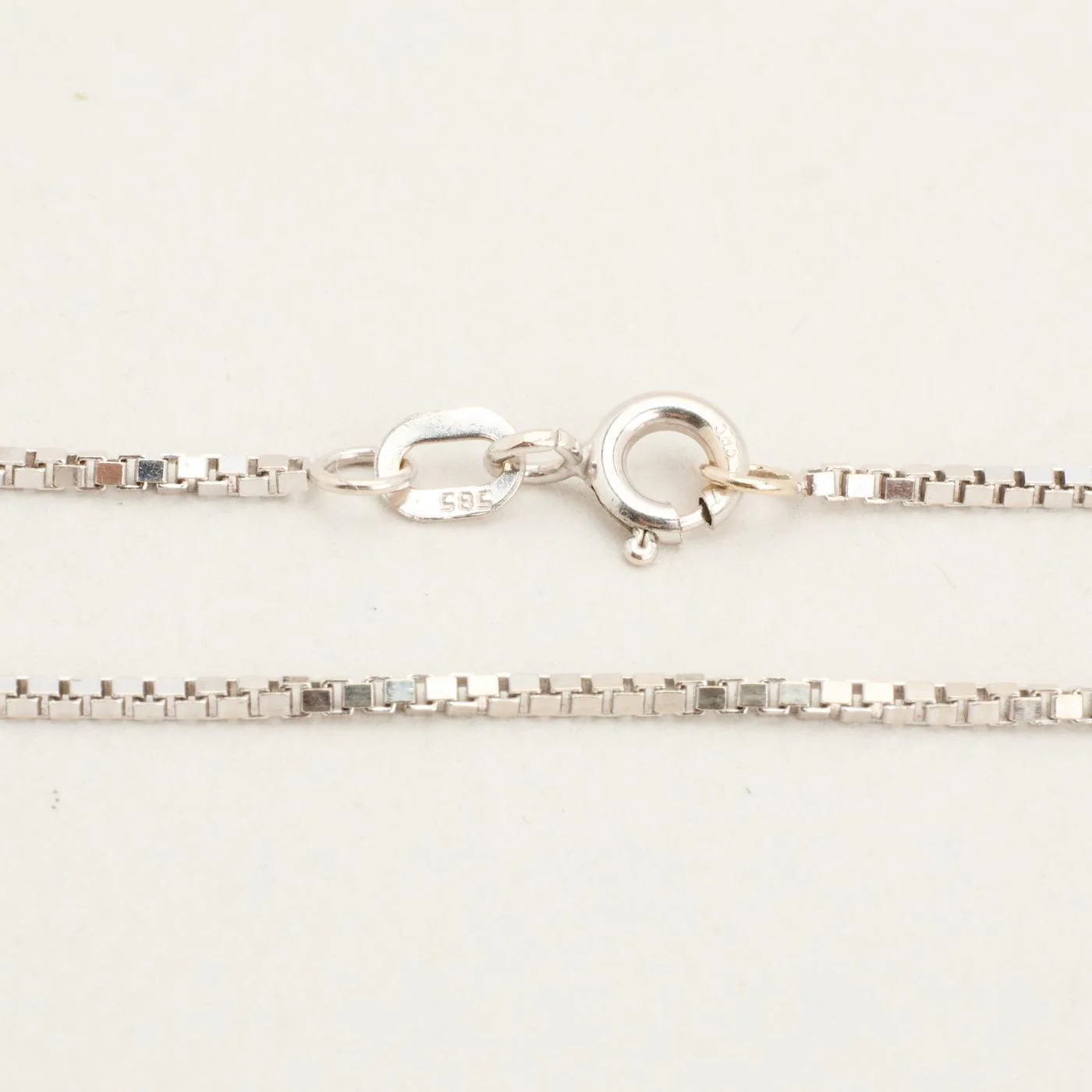 Venezia Halsband i 14K vitt guld, 42 cm, 3.6 g - Image 4