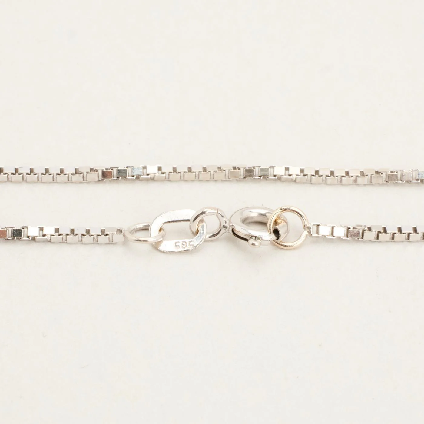 Venezia Halsband i 14K vitt guld, 42 cm, 3.6 g - Image 5