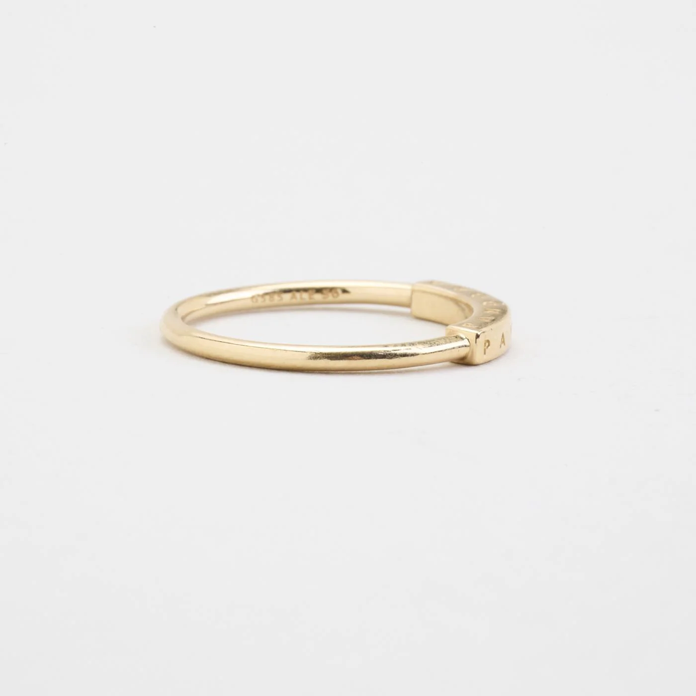 Pandora Signature ID statementring i 14K guld strl. 15.9 / strl. 50 - Image 3