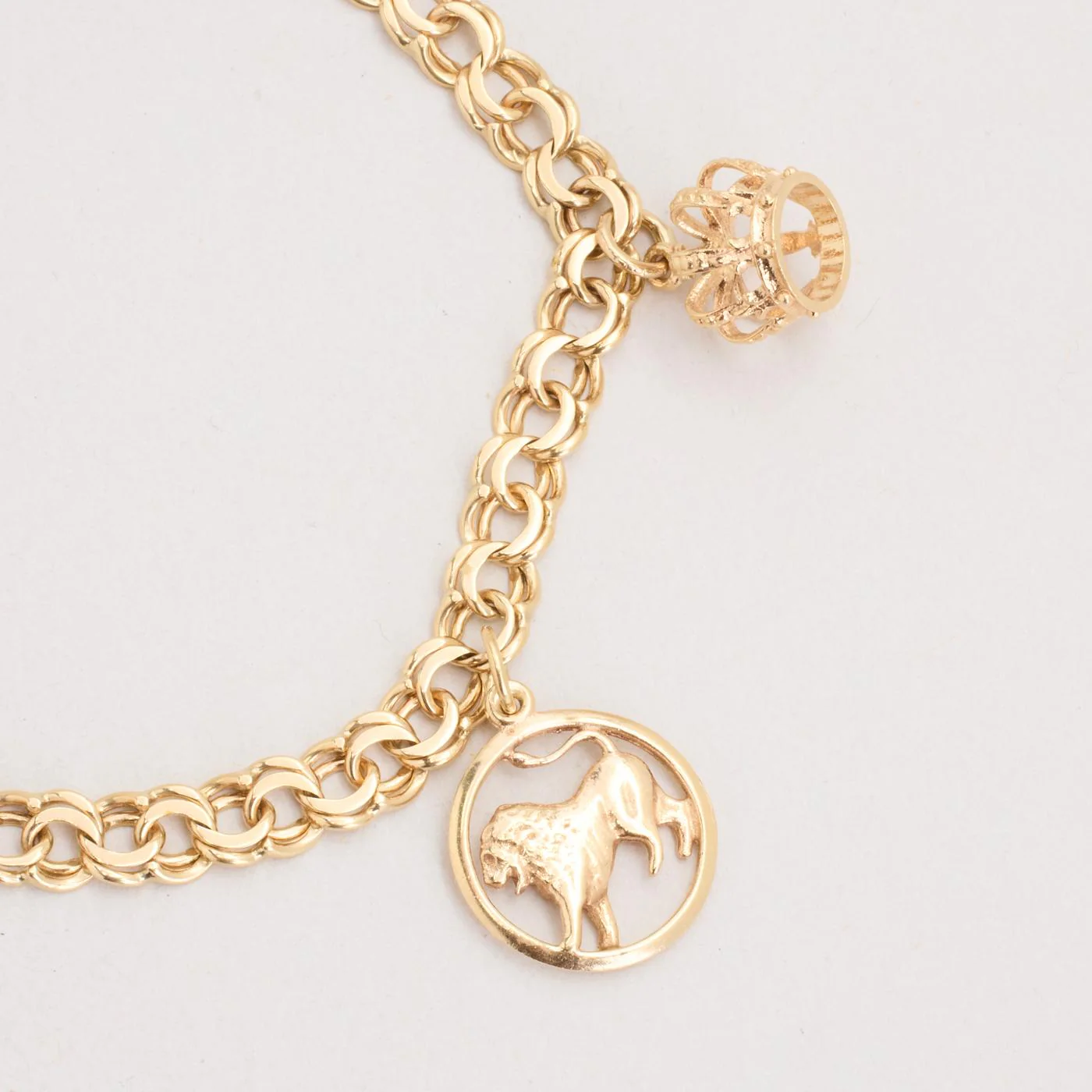 Bismarck berlockarmband i 14K guld, 20.5 cm, 14 g - Image 3