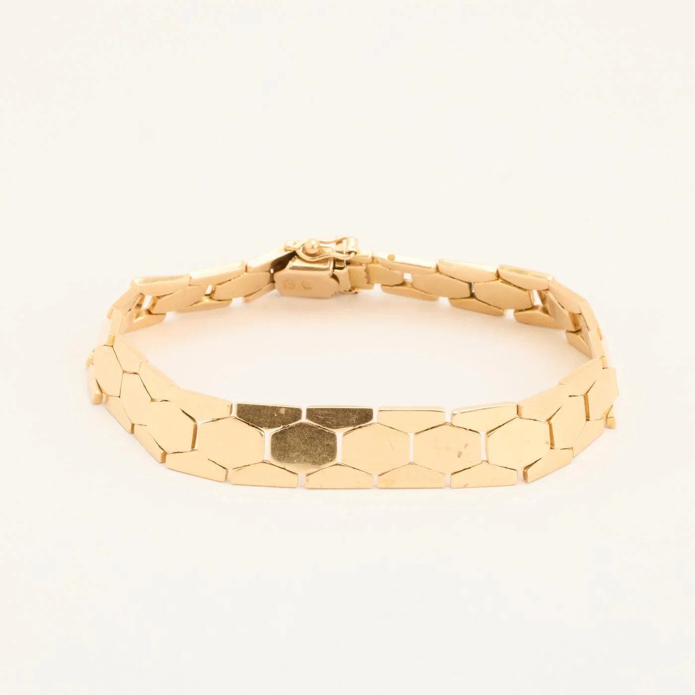 Bicelle Armband i 18K guld, 19 cm, 19 g
