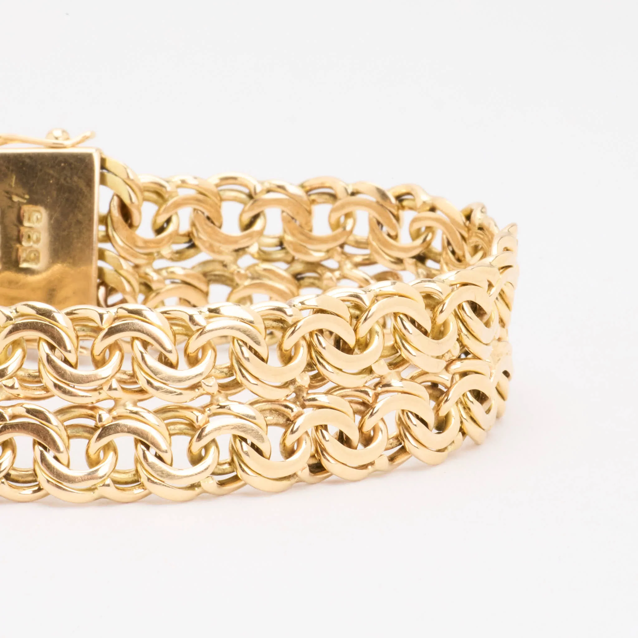 Bismarck Armband i 14K guld, 17.5 cm, 30.47 g - Image 2