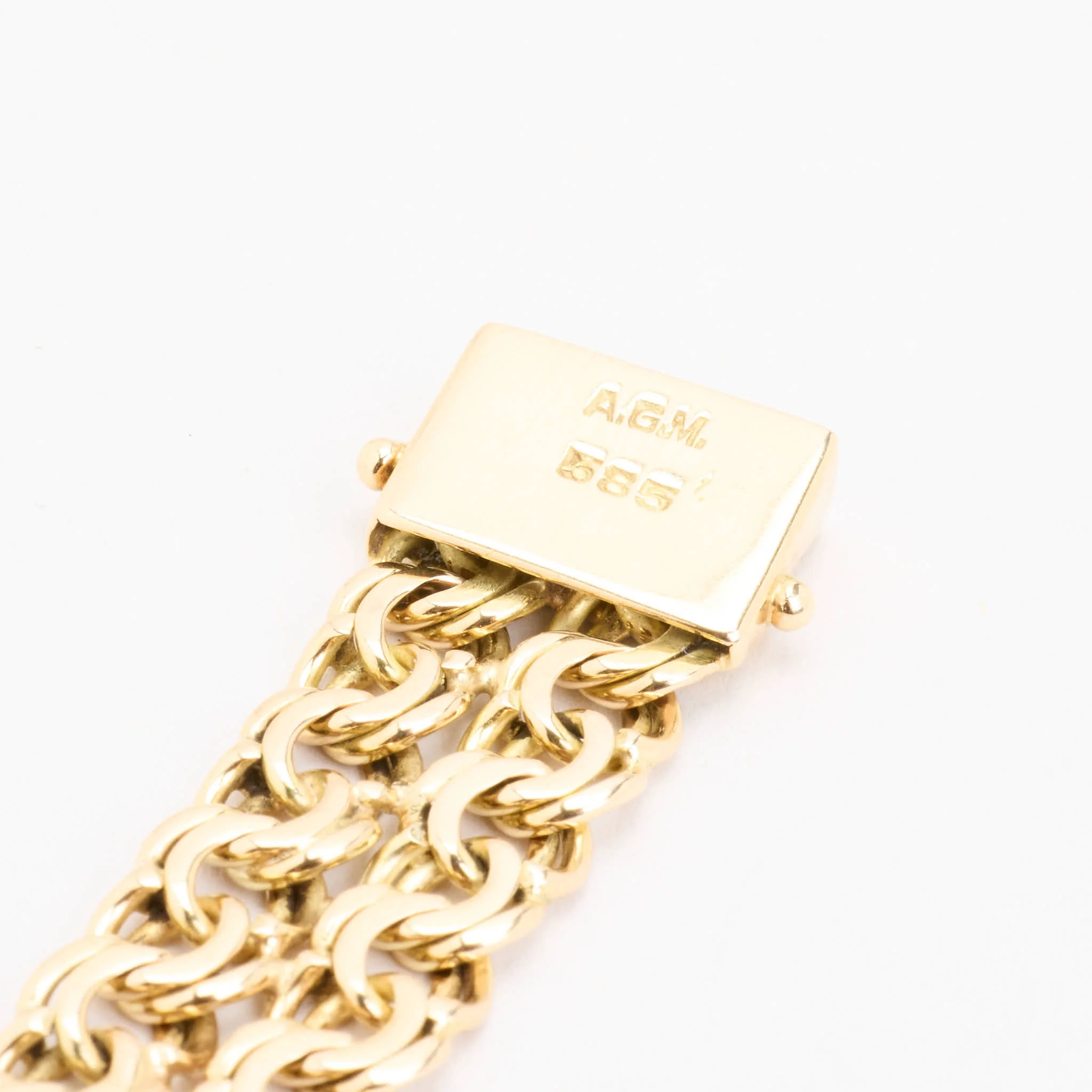 Bismarck Armband i 14K guld, 17.5 cm, 30.47 g - Image 4