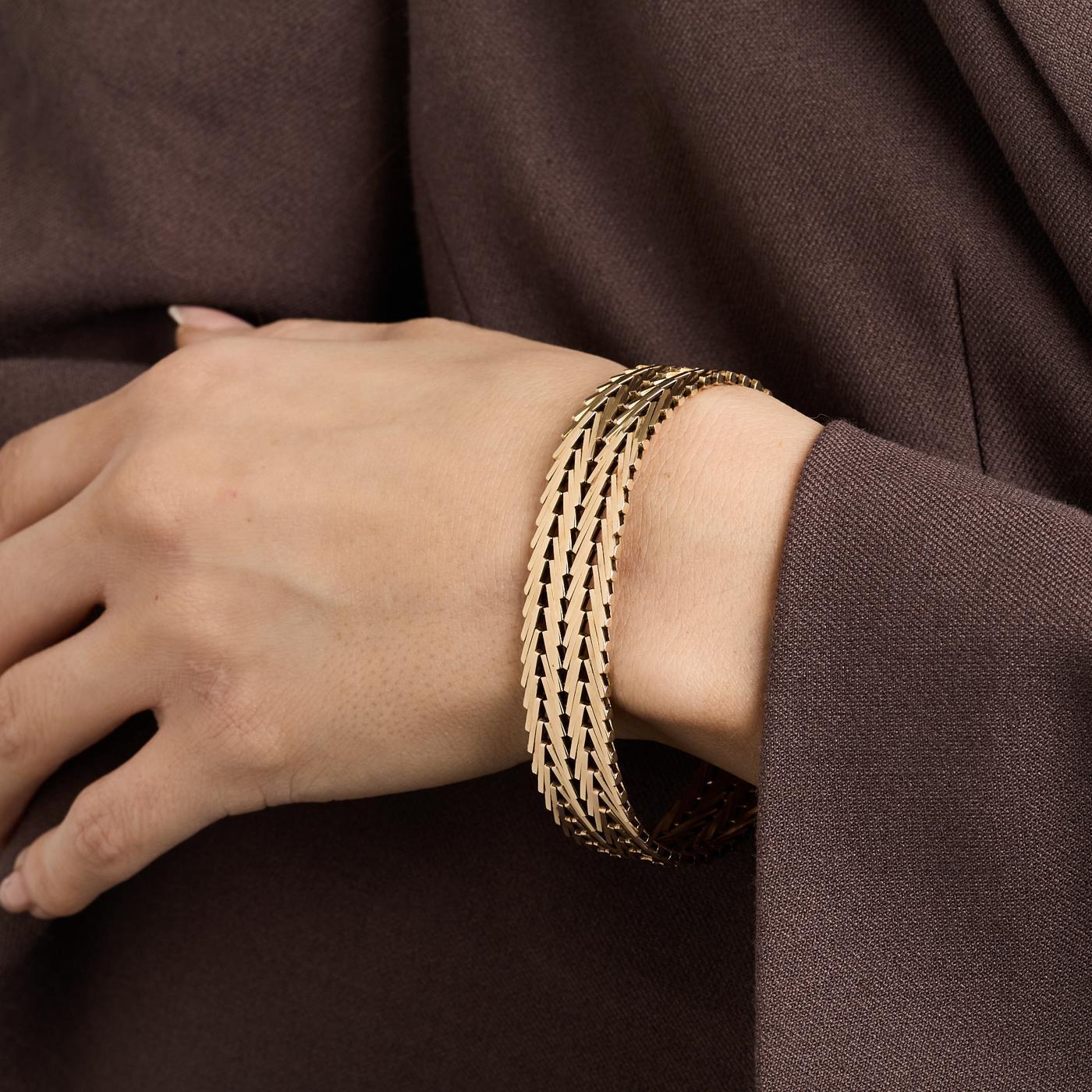 Geneve Armband i 14K guld, 19 cm, 33.98 g - Image 2