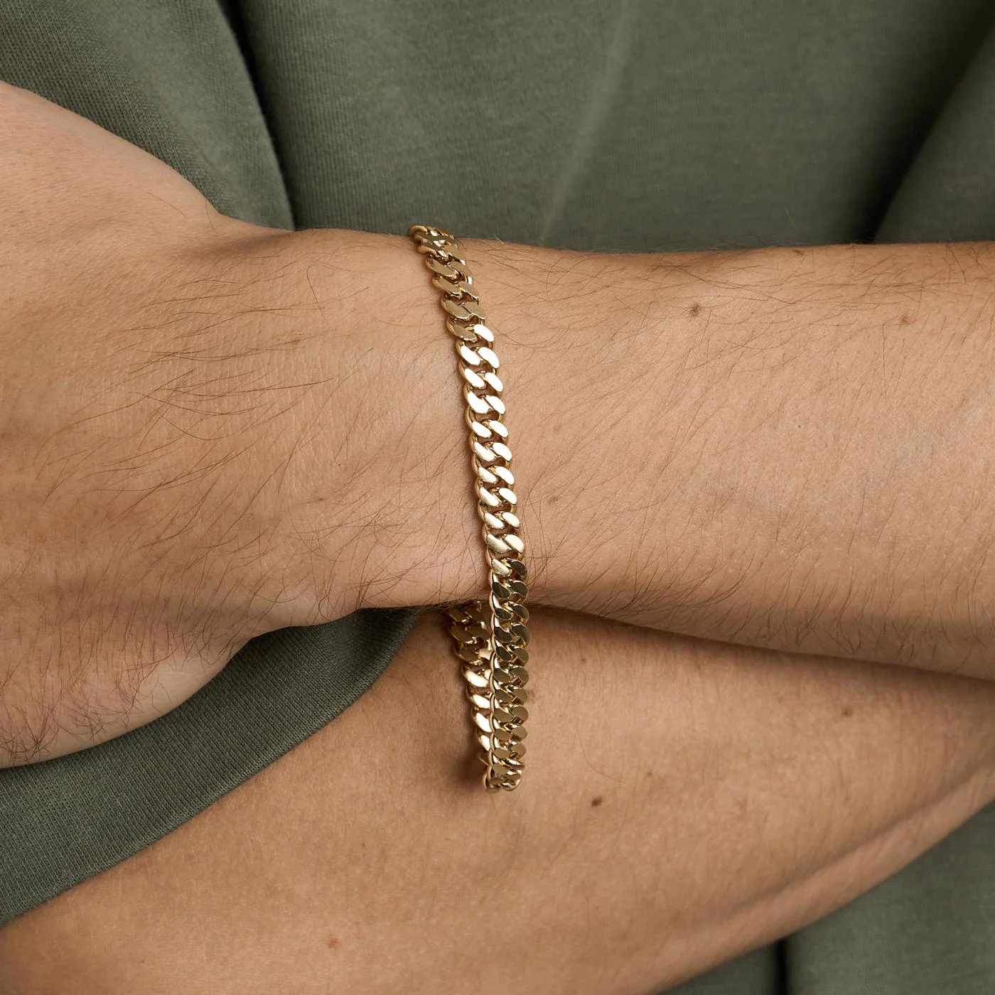 Pansar Armband i 14K guld, 20.5 cm, 21.08 g - Image 2