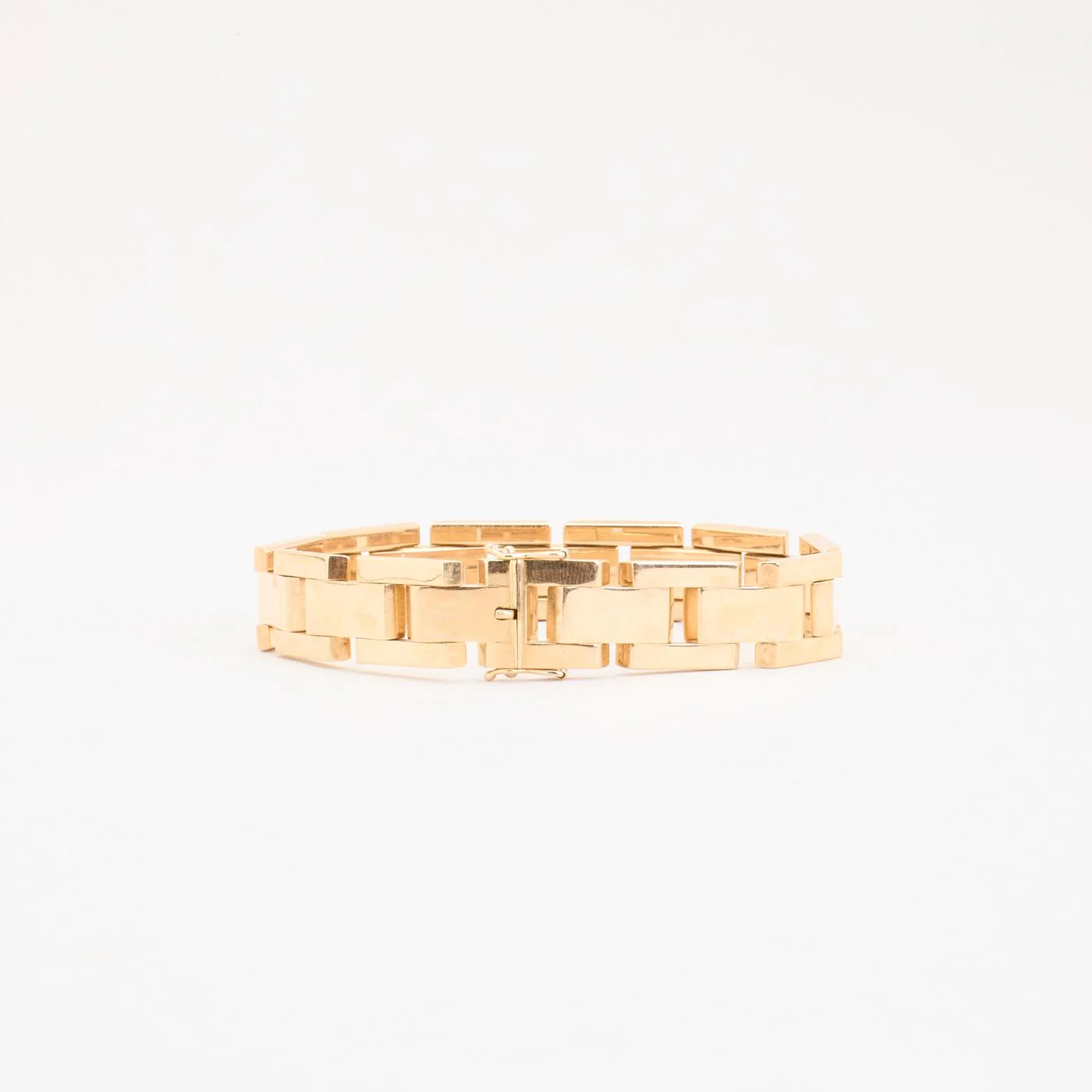 Block Armband i 14K guld, 18.5 cm, 23.2 g - Image 3