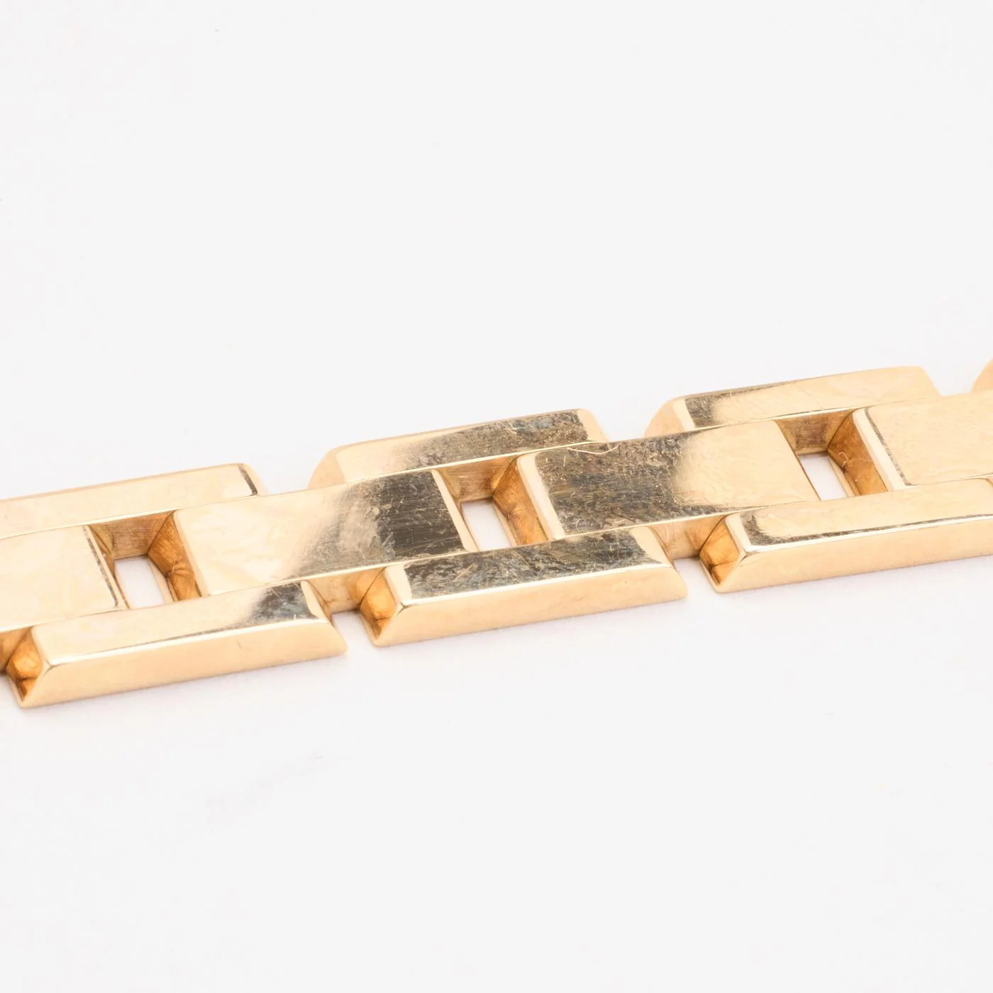 Block Armband i 14K guld, 18.5 cm, 23.2 g - Image 4