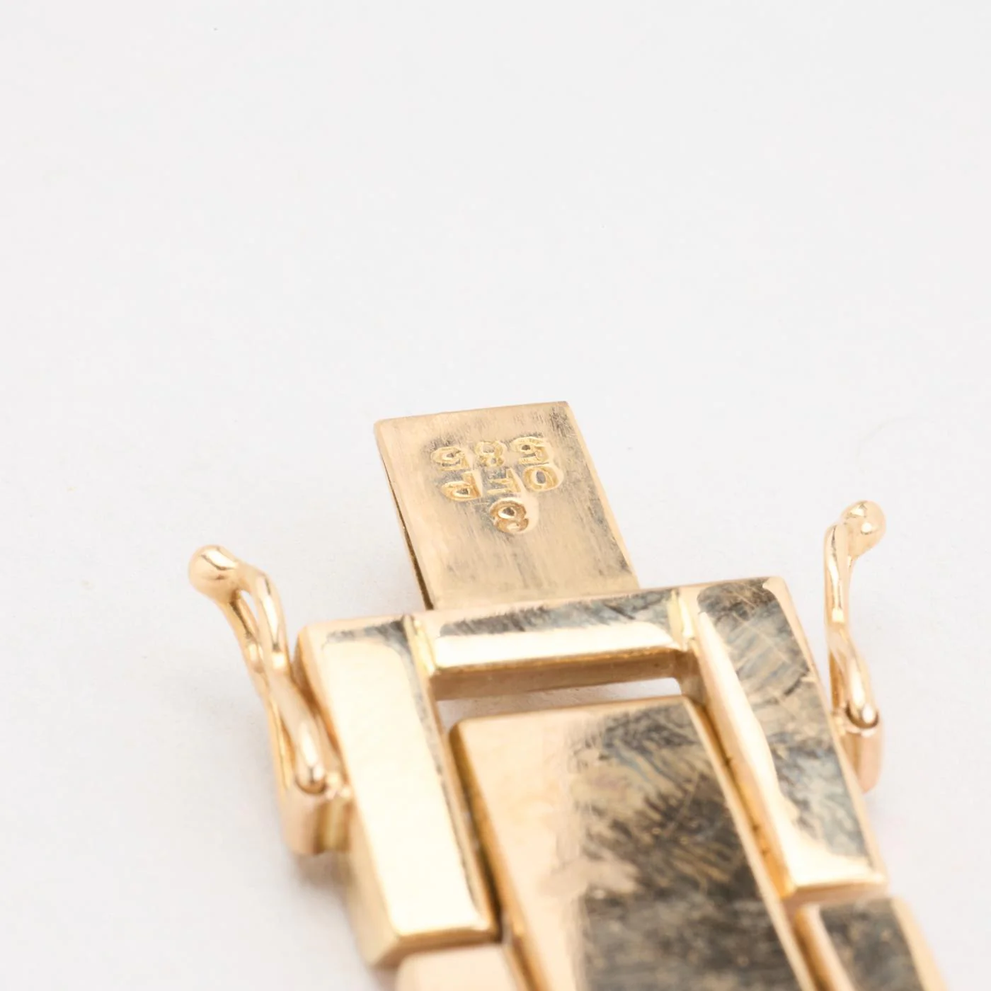Block Armband i 14K guld, 18.5 cm, 23.2 g - Image 5