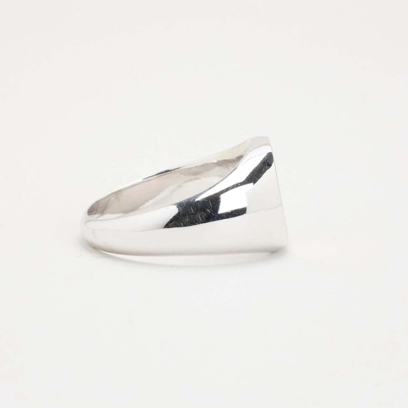 Signetring i 14K vitt guld strl. 19.7 / strl. 62 - Image 5