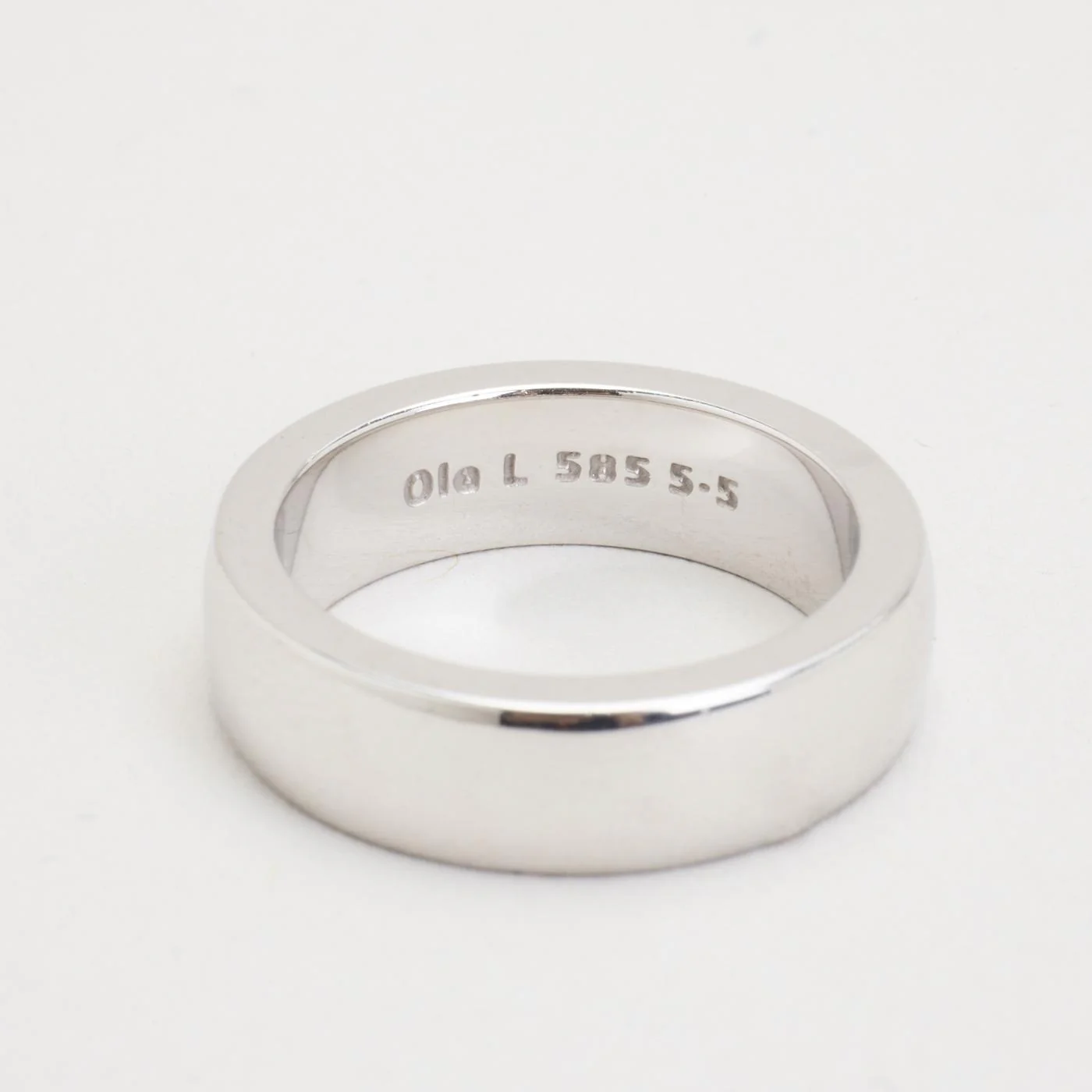 Ole Lynggaard Forever Love vigselring i 14K vitt guld strl. 17.2 / strl. 54 - Image 5