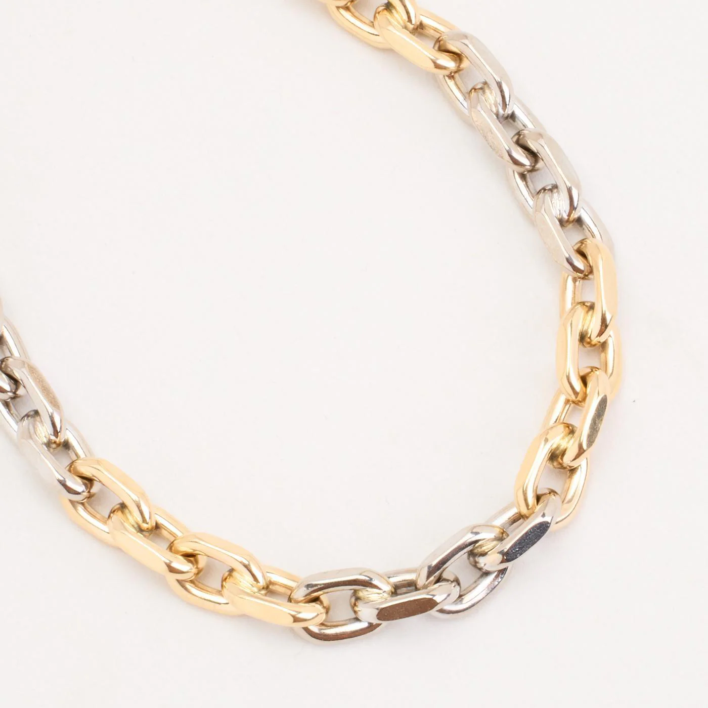 BNH Ankarkedja Armband i 14K guld och vitt guld, 21 cm, 30.75 g - Image 2