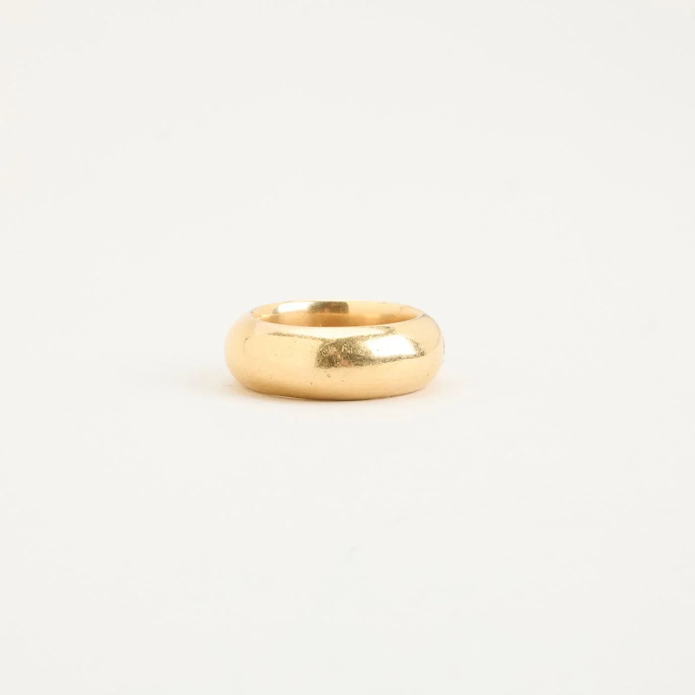 Vigselring med diamant (0.09 ct) i 14K guld strl. 16.9 / strl. 53 - Image 3