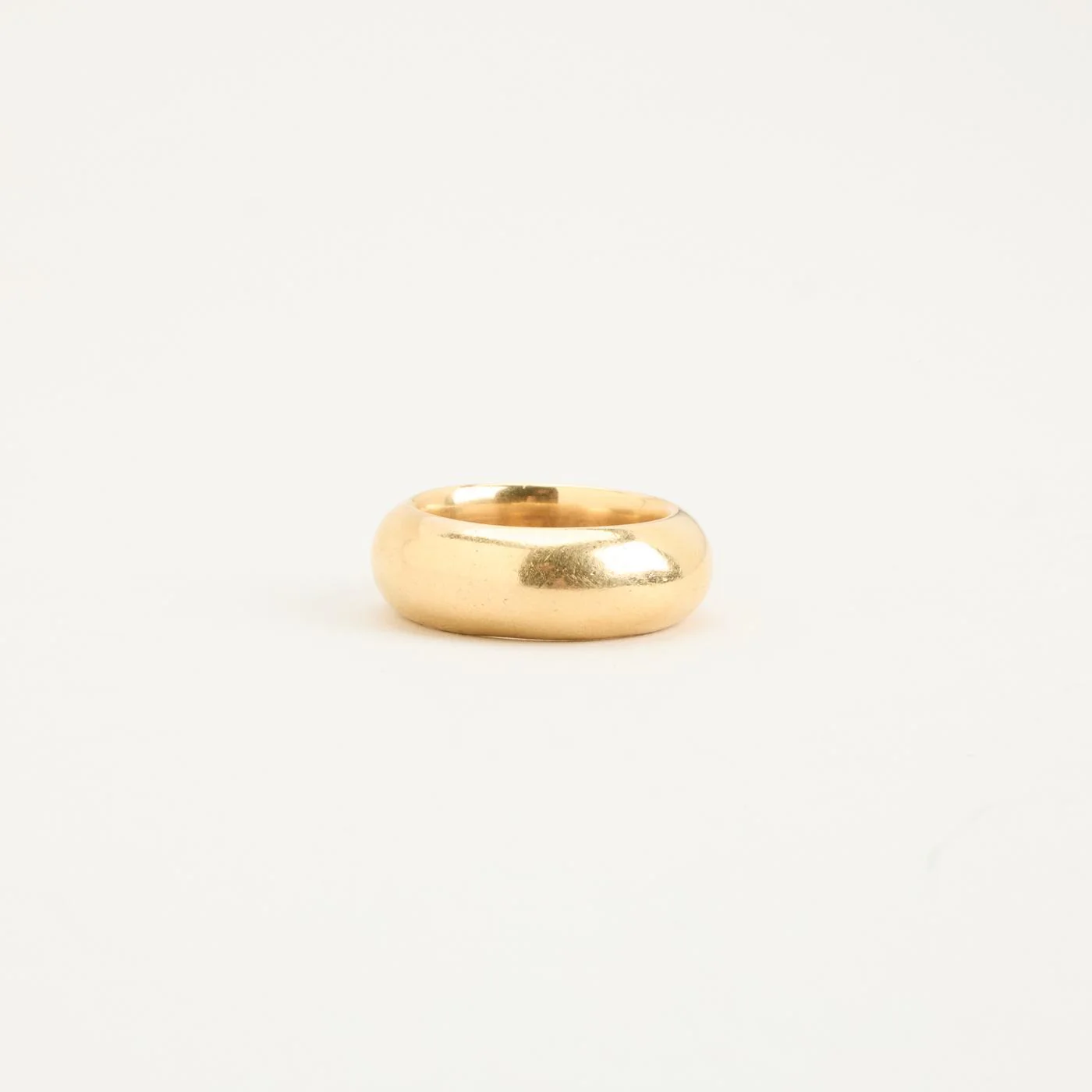 Vigselring med diamant (0.09 ct) i 14K guld strl. 16.9 / strl. 53 - Image 5