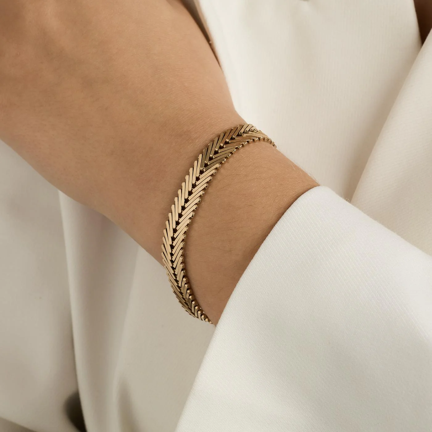 Geneve Armband i 14K guld, 18.5 cm, 19.7 g