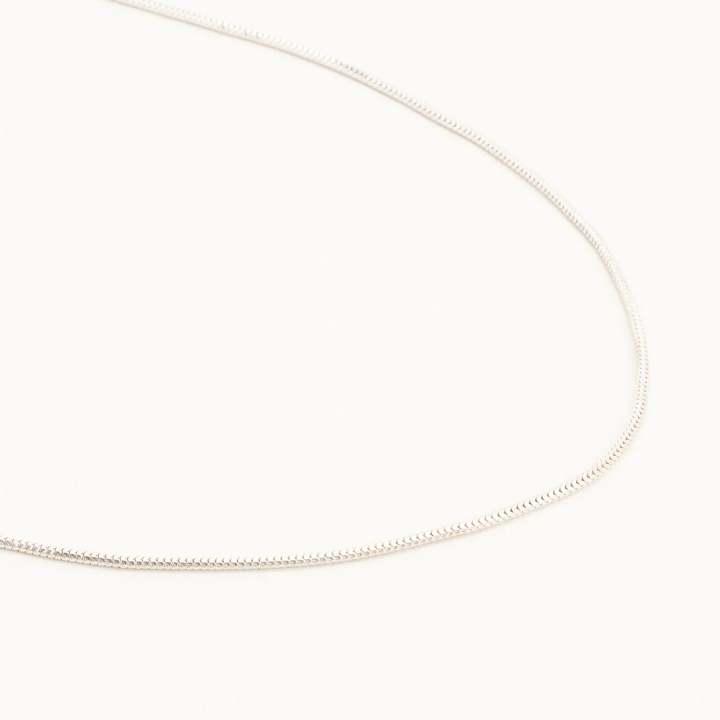 Ormkedja Halsband i 14K vitt guld, 46 cm, 2.89 g - Image 3