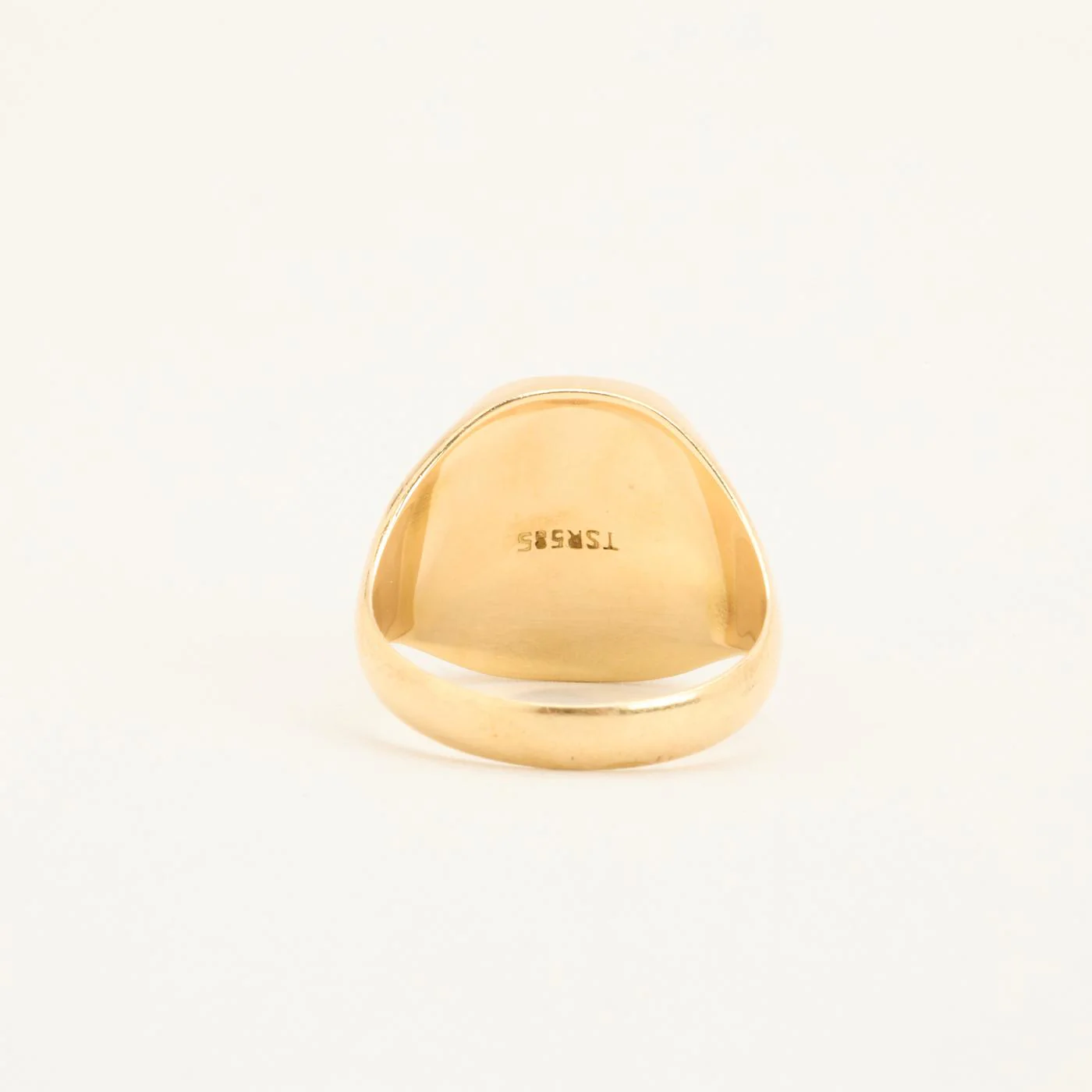 Signetring i 14K guld med en onyx strl. 19.4 / strl. 61 - Image 4