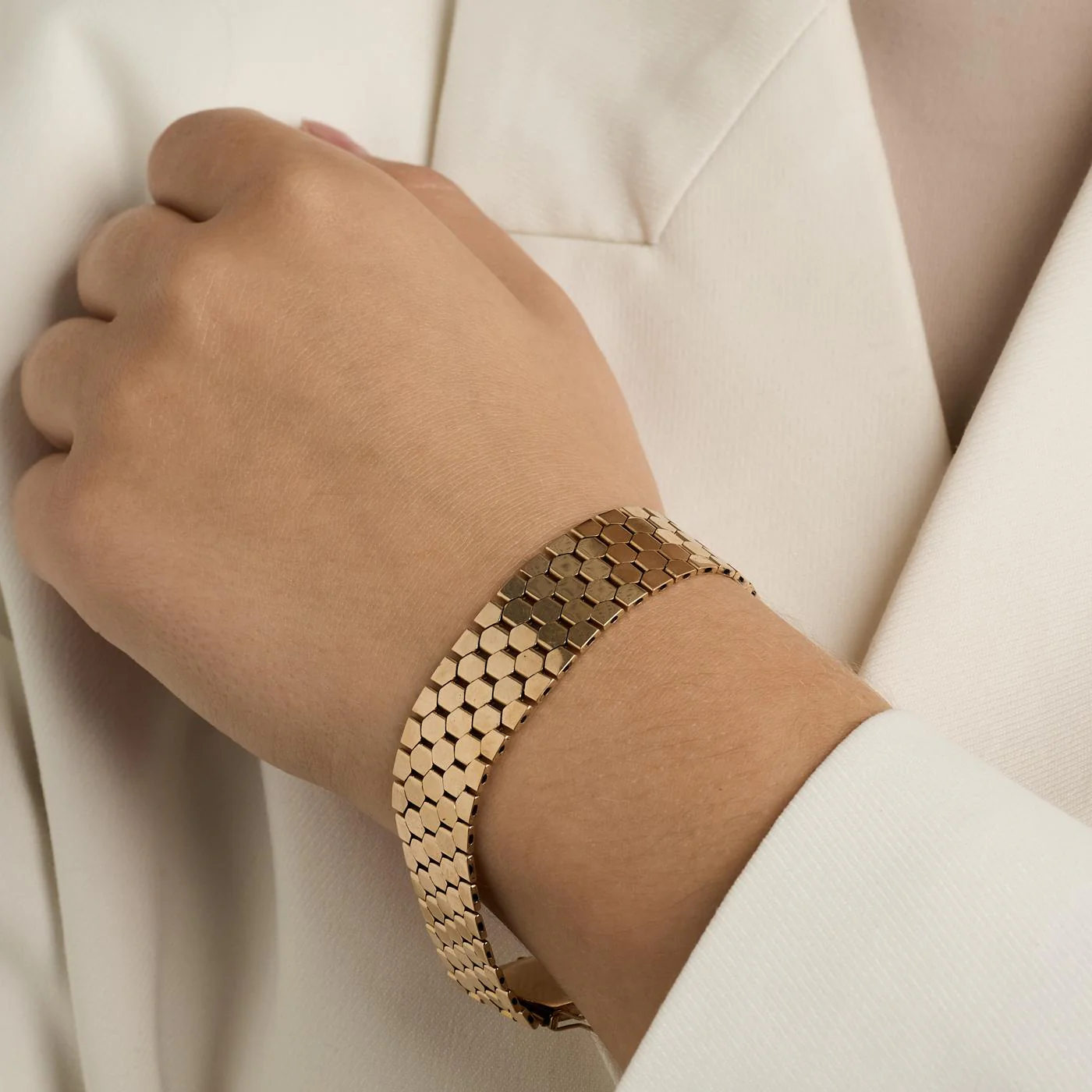Bicelle Armband i 14K guld, 19 cm, 32.84 g - Image 2