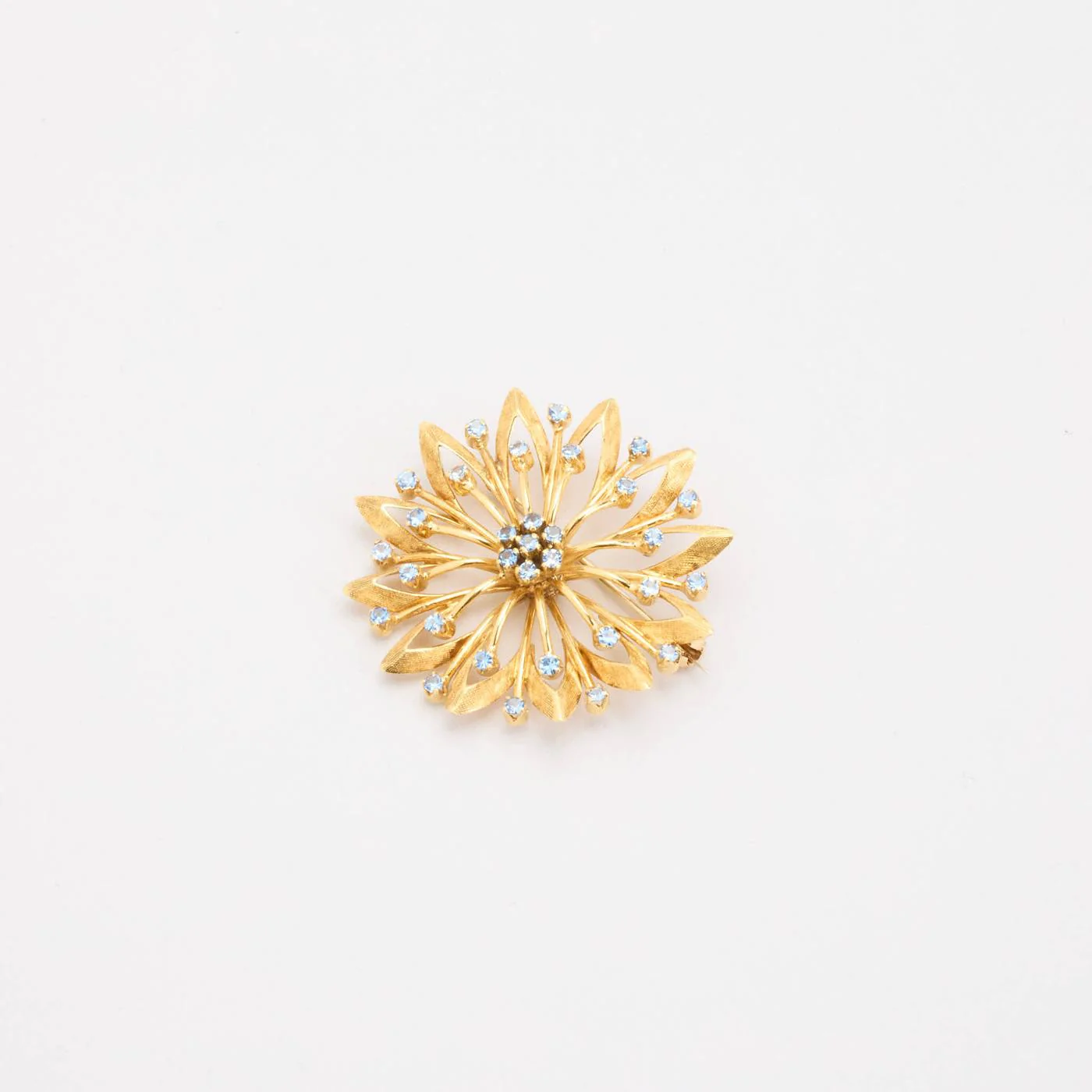 Brosch i 18K guld, 4 cm, 11.04 g