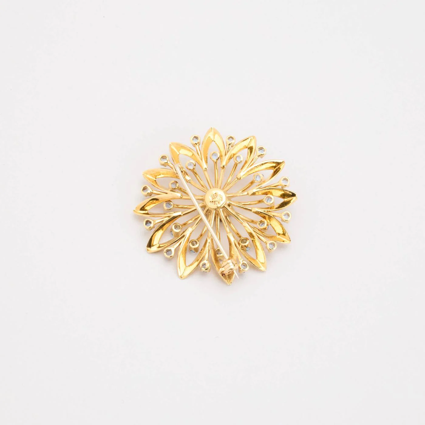 Brosch i 18K guld, 4 cm, 11.04 g - Image 2