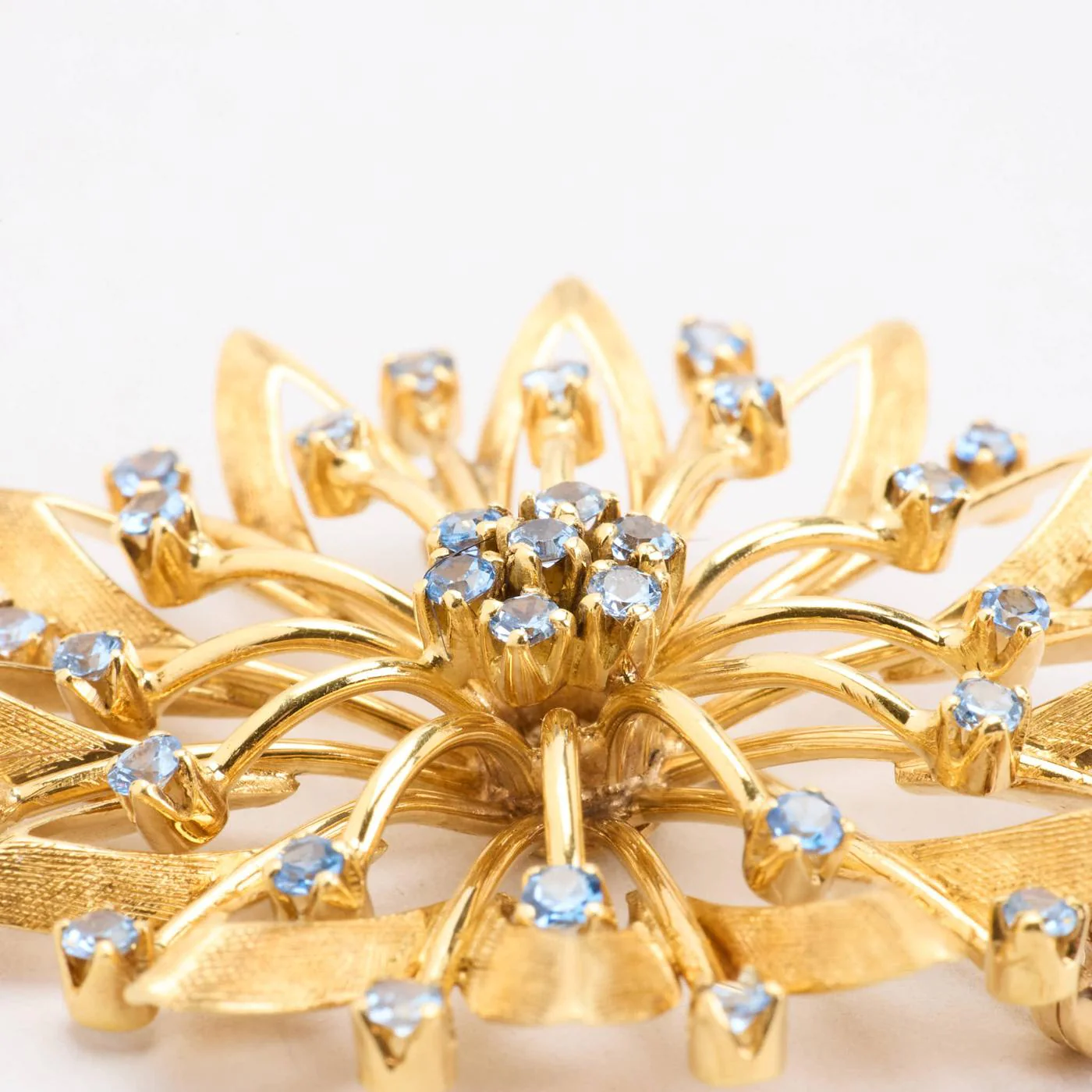 Brosch i 18K guld, 4 cm, 11.04 g - Image 4