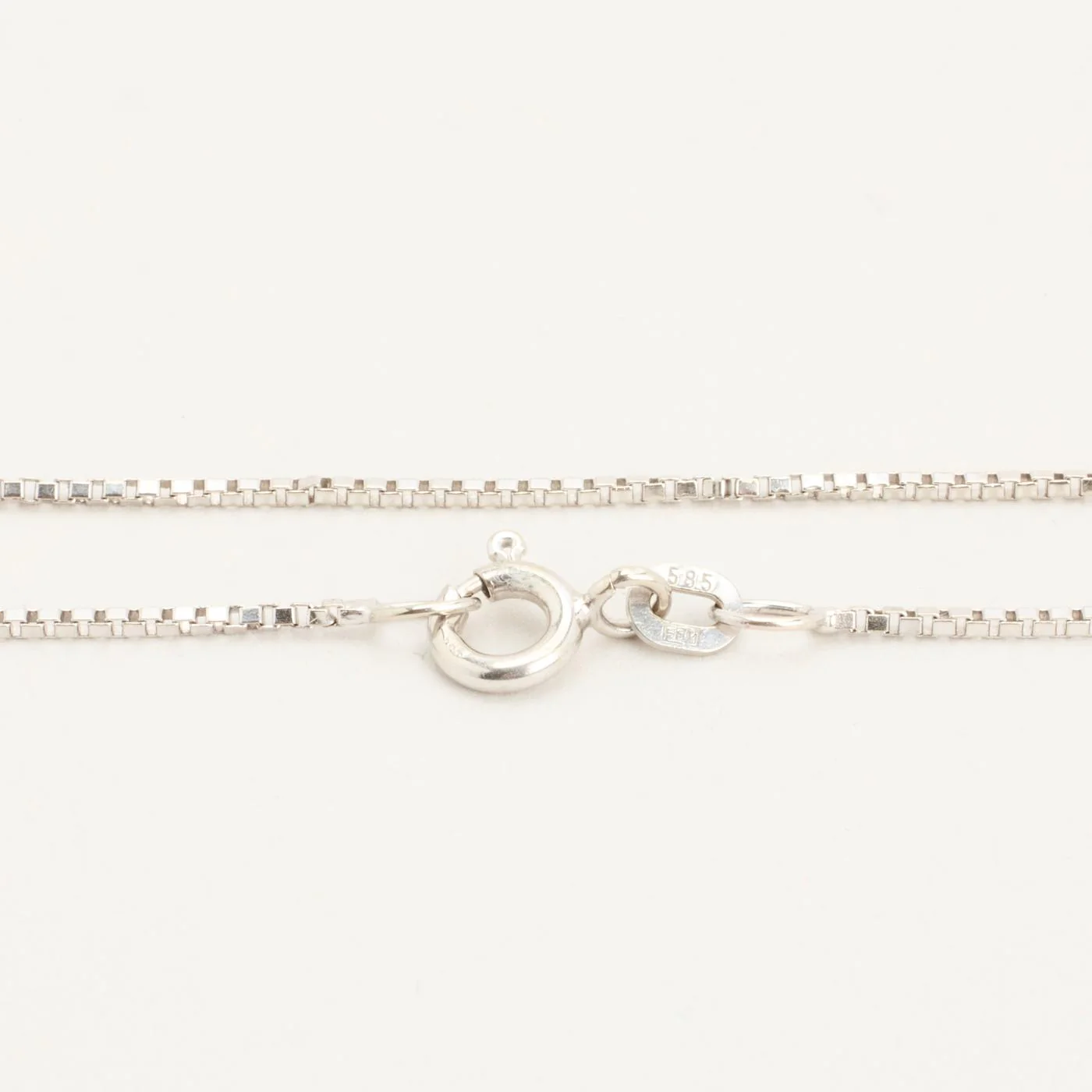 Venezia Halsband i 14K vitt guld, 44.5 cm, 2.77 g - Image 4