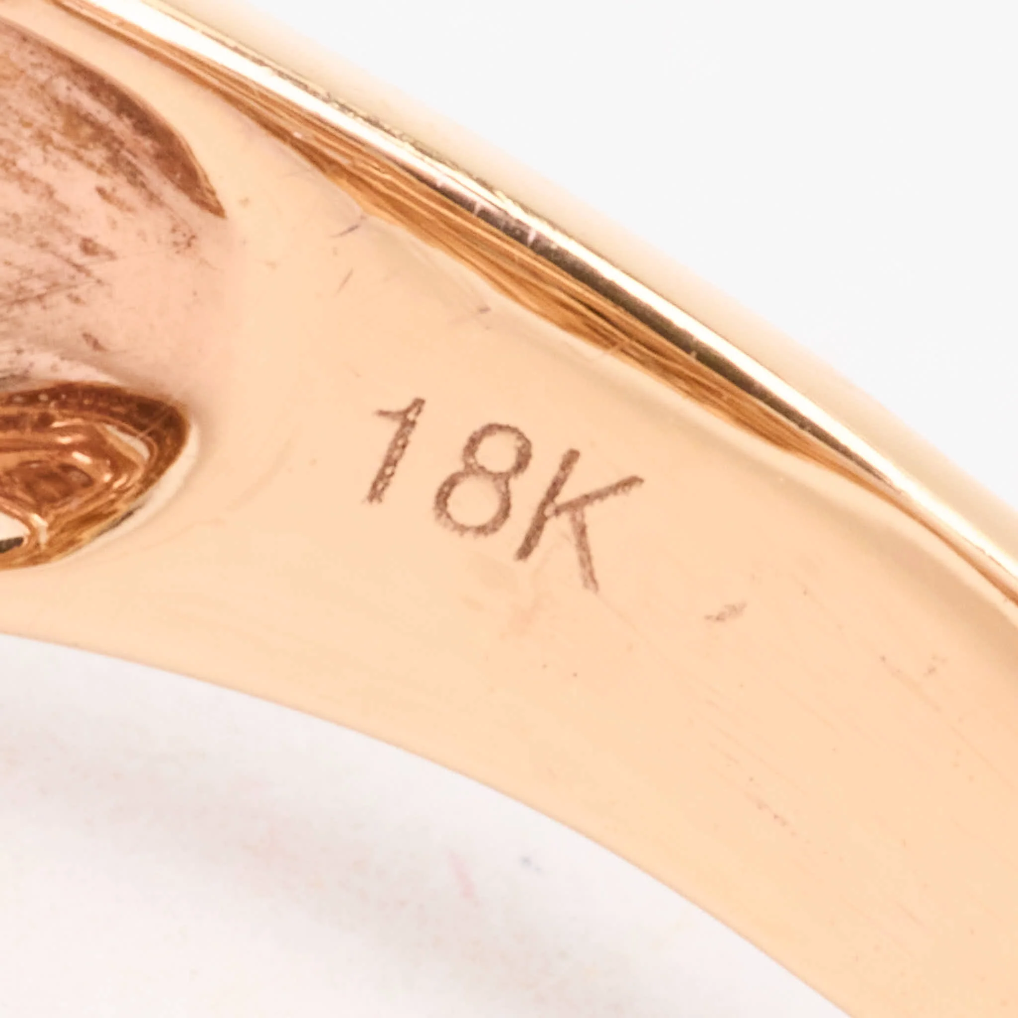 Crossoverring med diamant (0.54 ct) i 18K roséguld strl. 16.9 / strl. 53 - Image 5